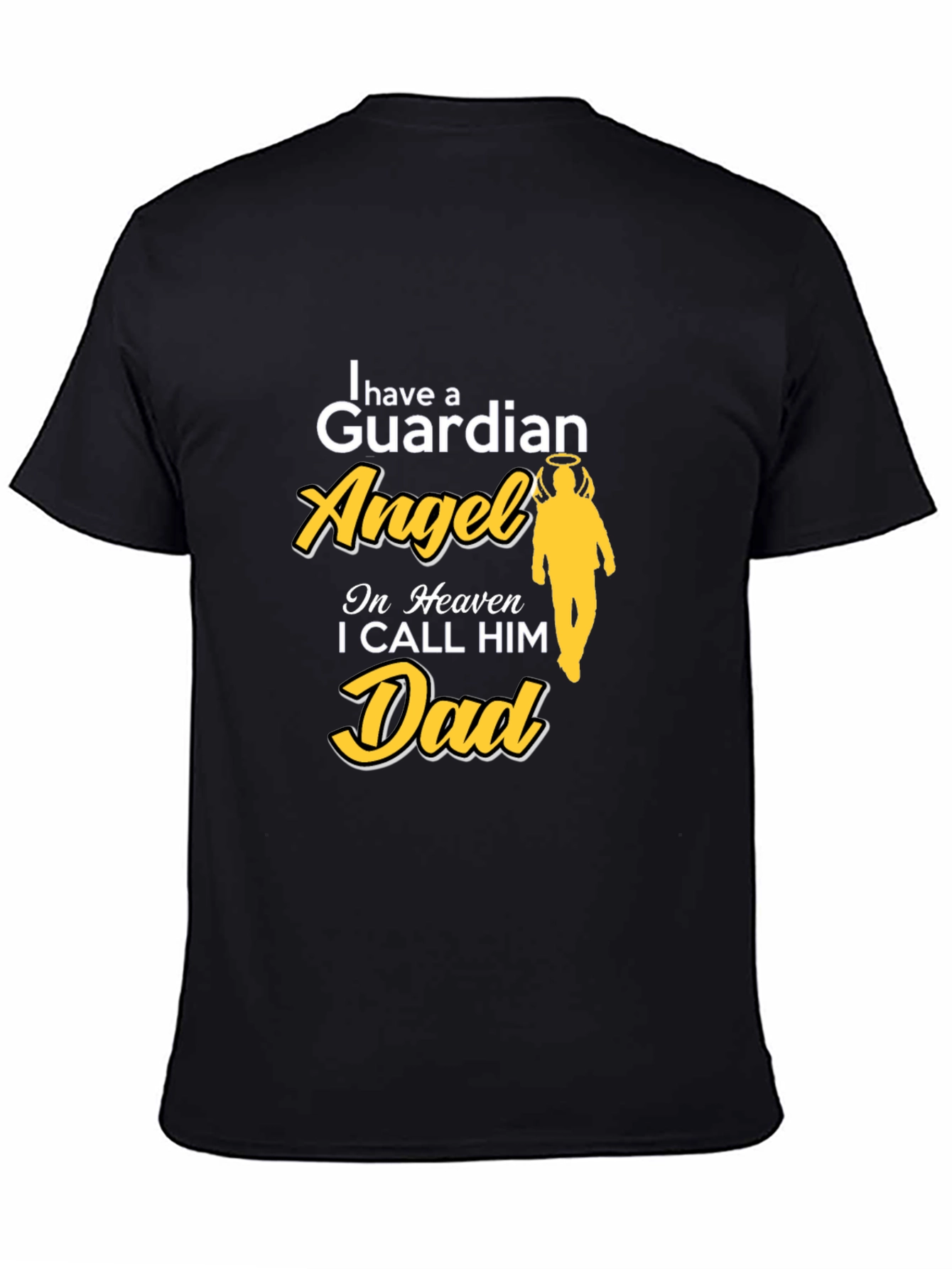 Guardian Angel Dad Memorial T-Shirt