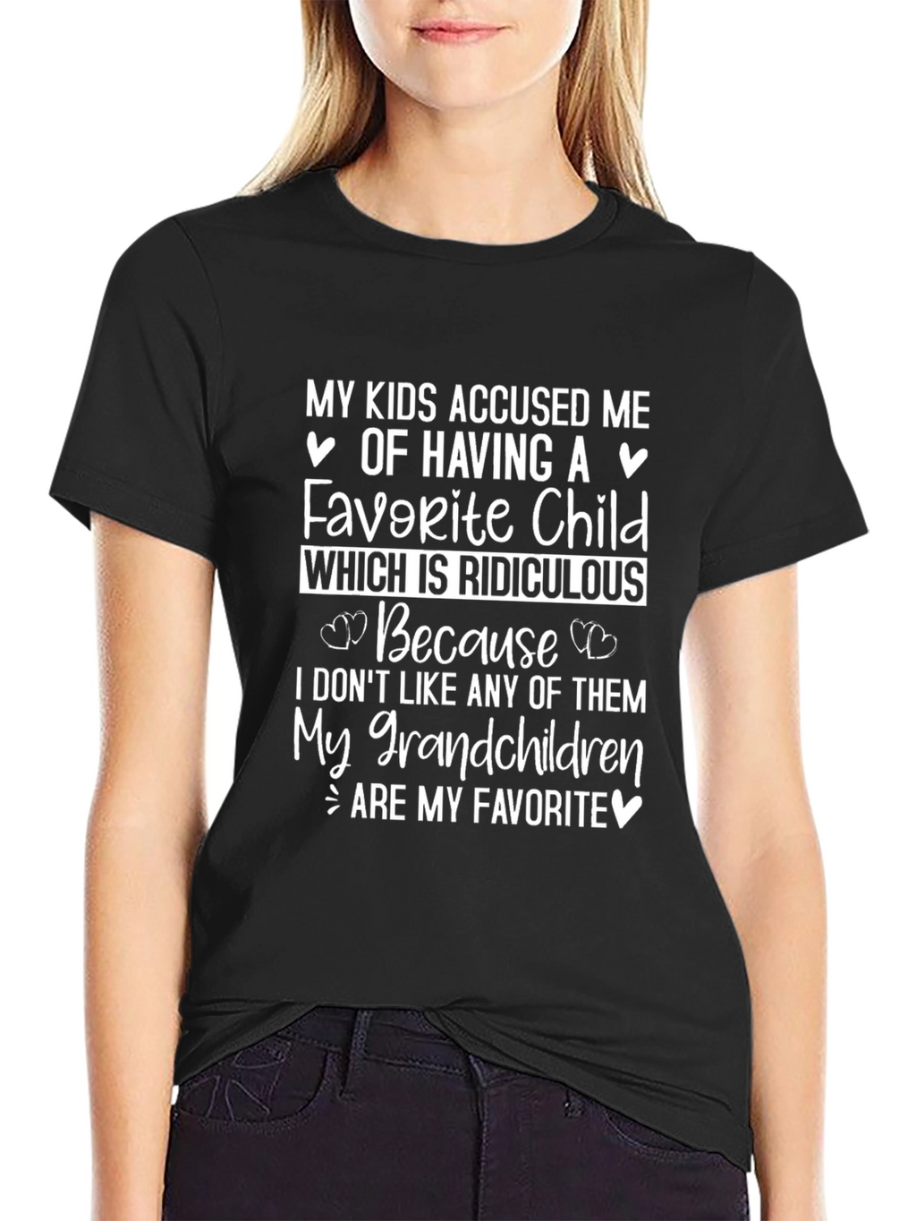 Funny Grandparent T-Shirt: My Grandchildren Are My Favorite