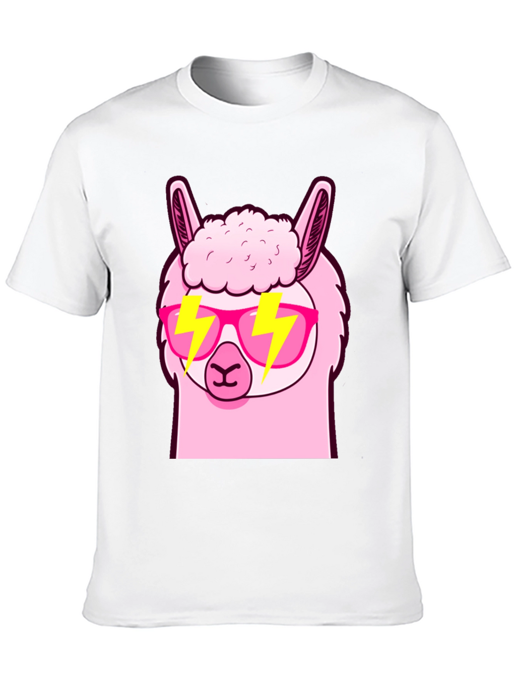 Cool Llama Graphic Tee - Stylish Black T-Shirt