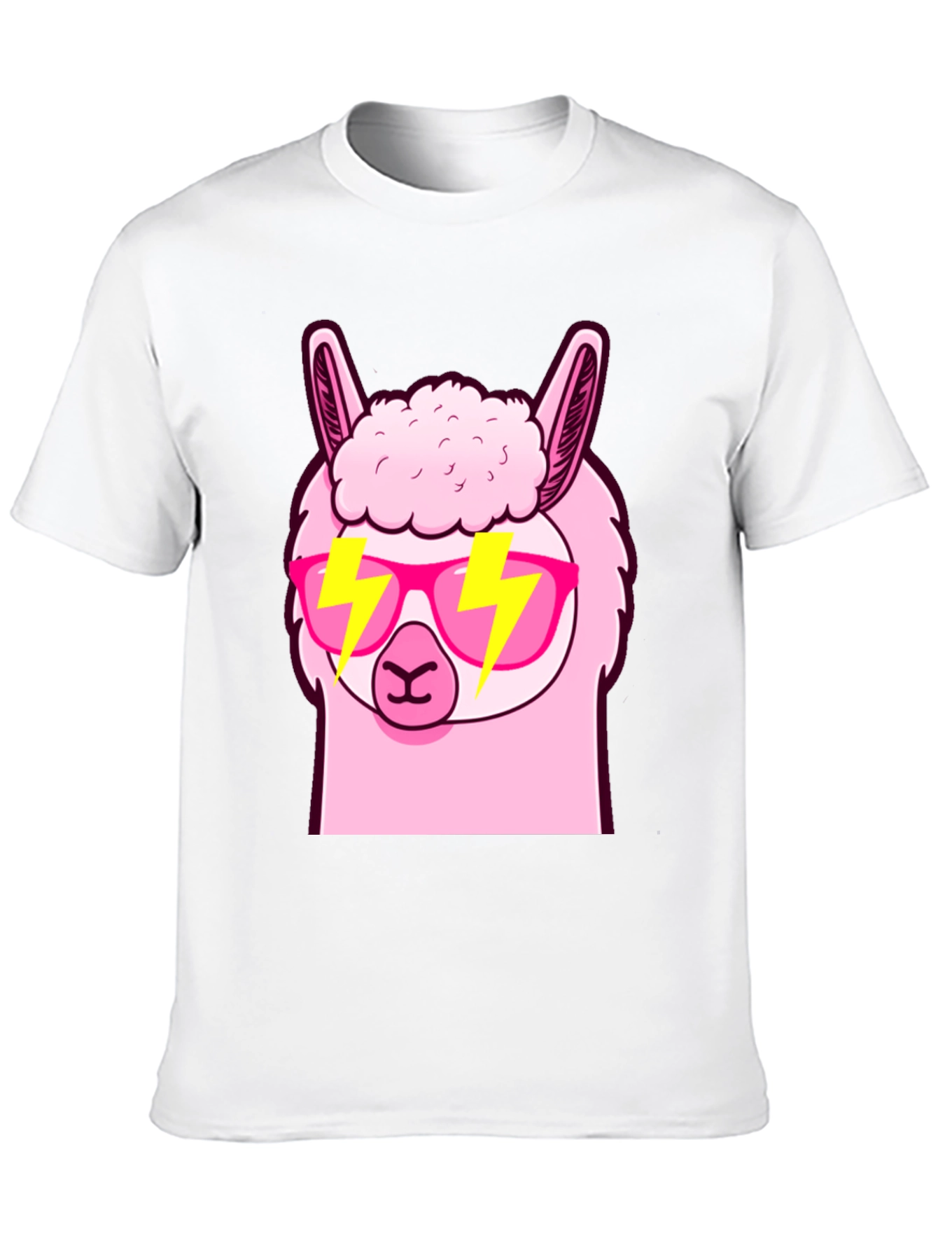 Cool Llama Graphic Tee - Stylish Black T-Shirt
