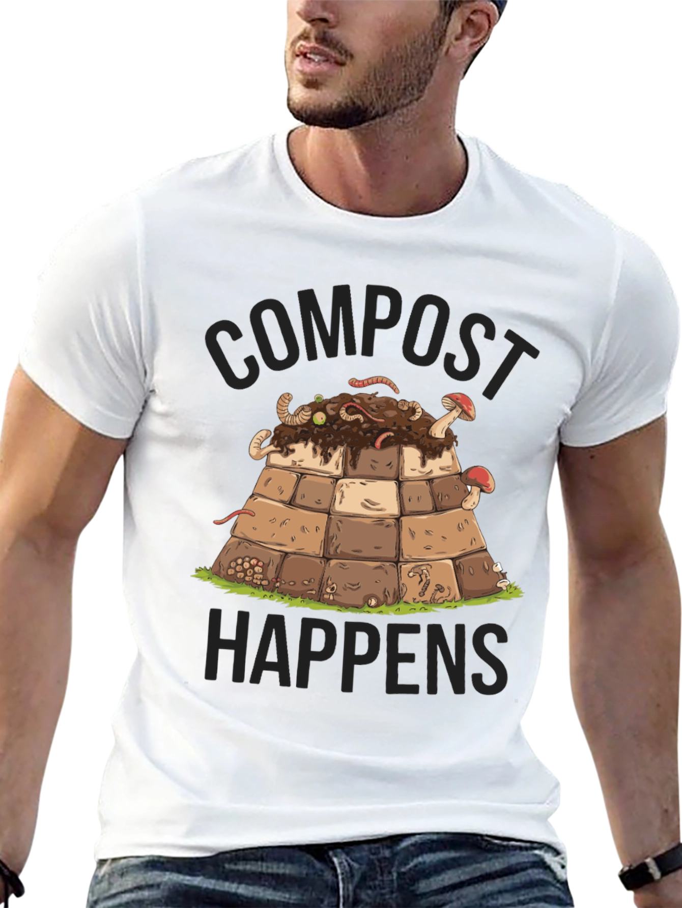 Compost Happens Graphic Tee