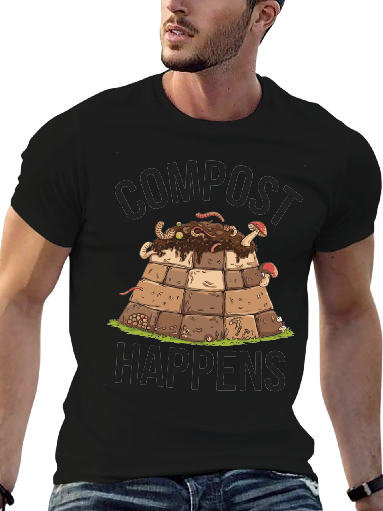 Compost Happens Graphic Tee