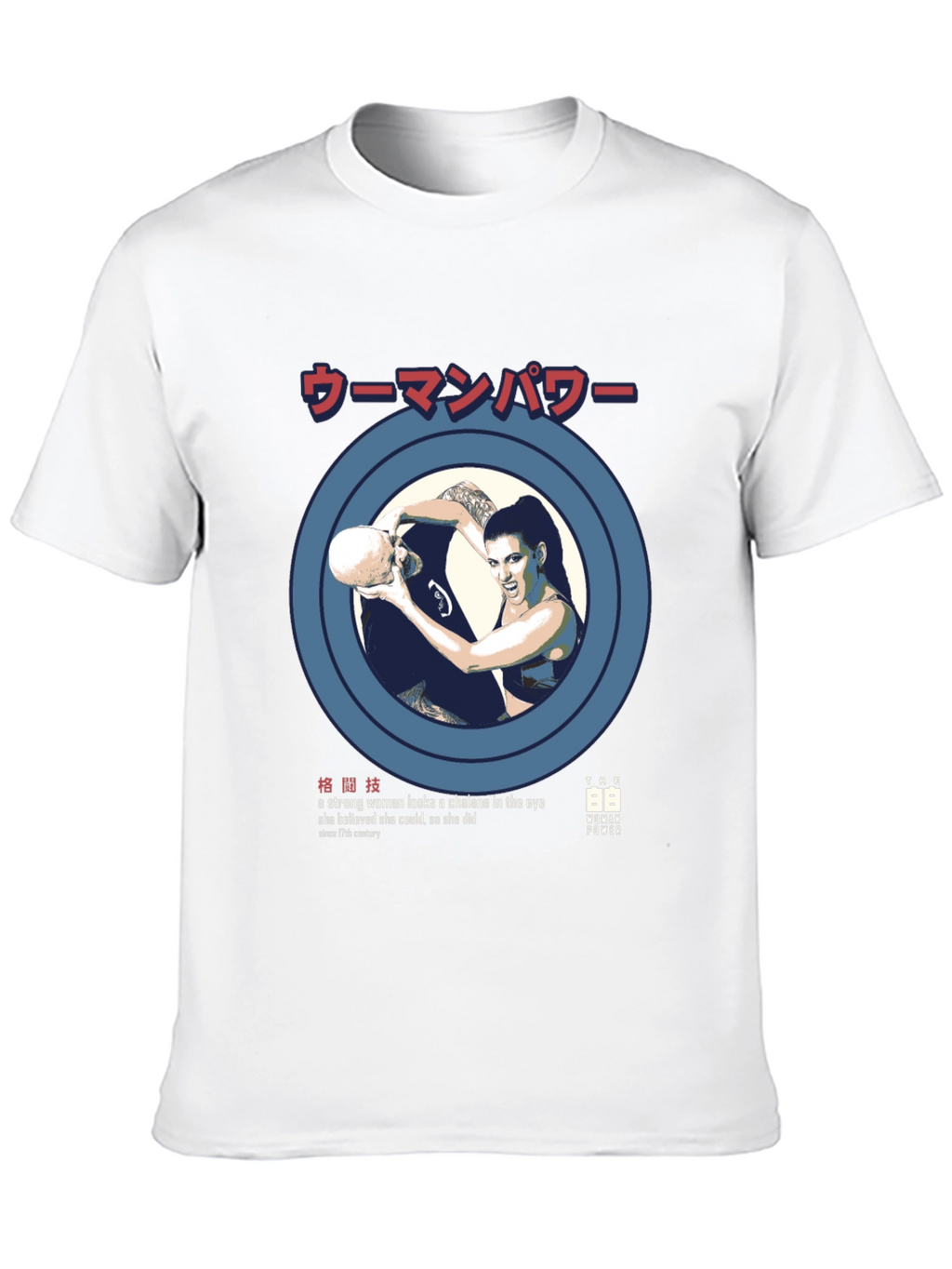 Woman Power Graphic Tee - Strong Female Design
