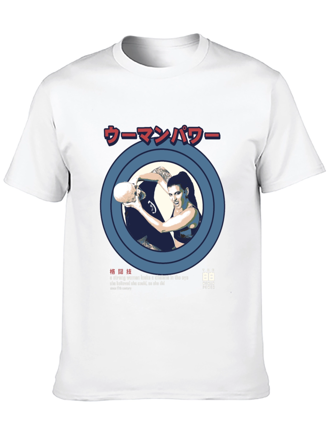 Woman Power Graphic Tee - Strong Female Design