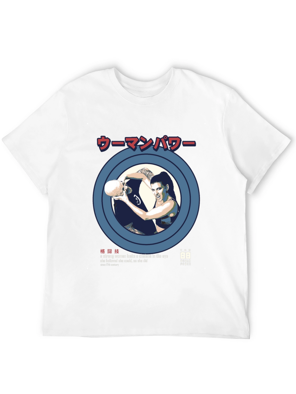 Woman Power Graphic Tee - Strong Female Design
