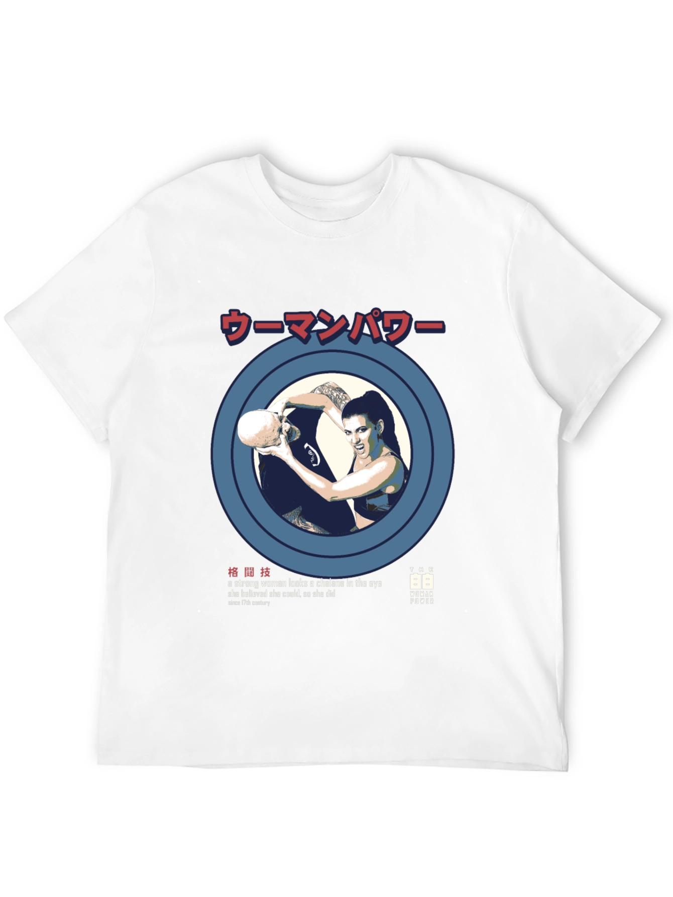 Woman Power Graphic Tee - Strong Female Design