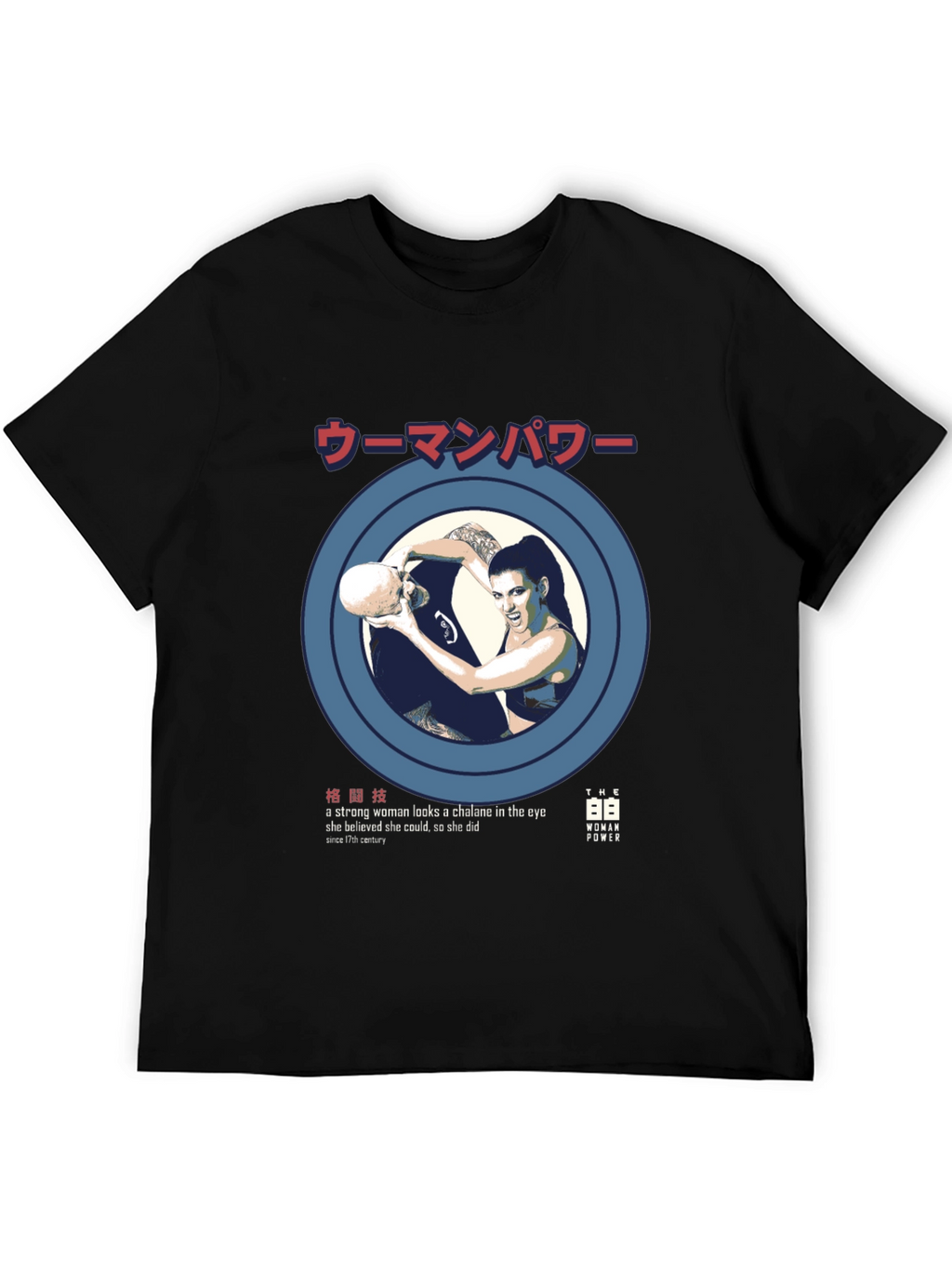 Woman Power Graphic Tee - Strong Female Design