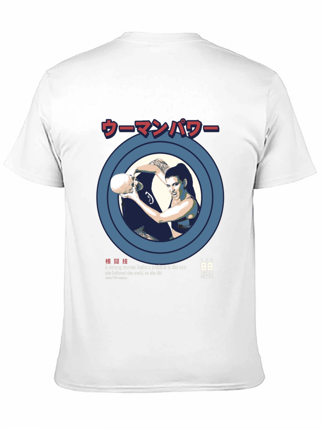Woman Power Graphic Tee - Strong Female Design