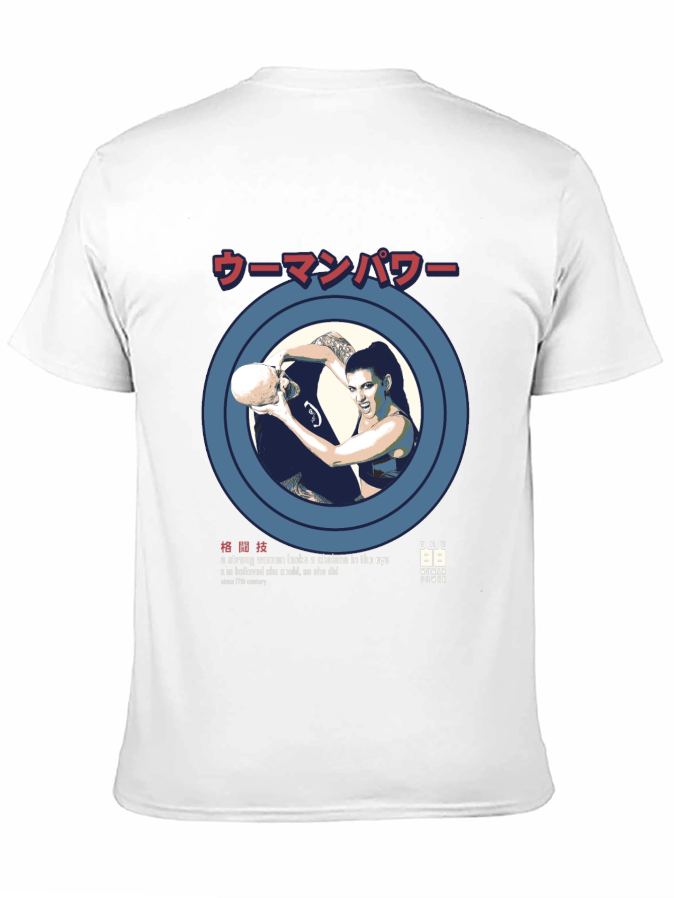 Woman Power Graphic Tee - Strong Female Design