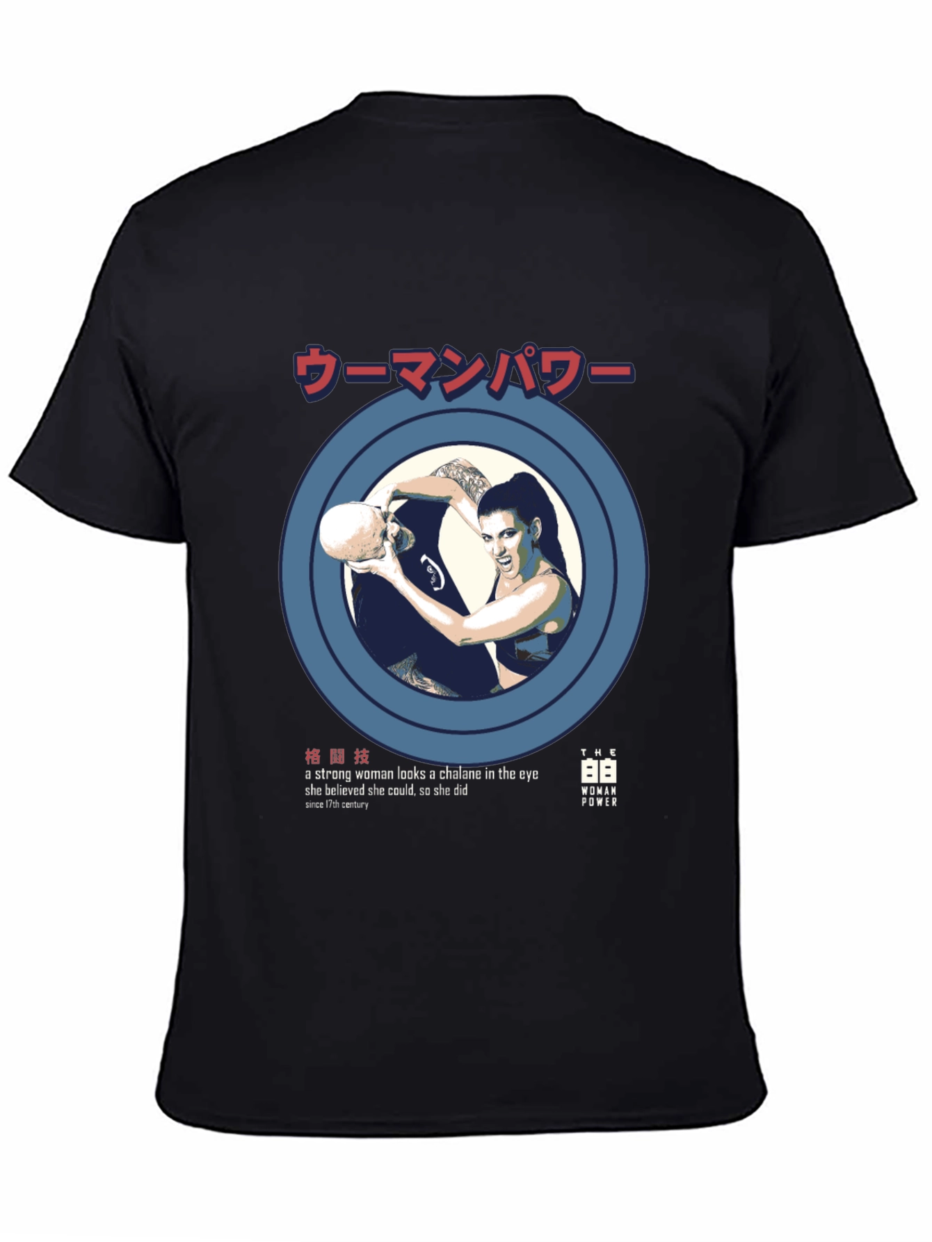 Woman Power Graphic Tee - Strong Female Design