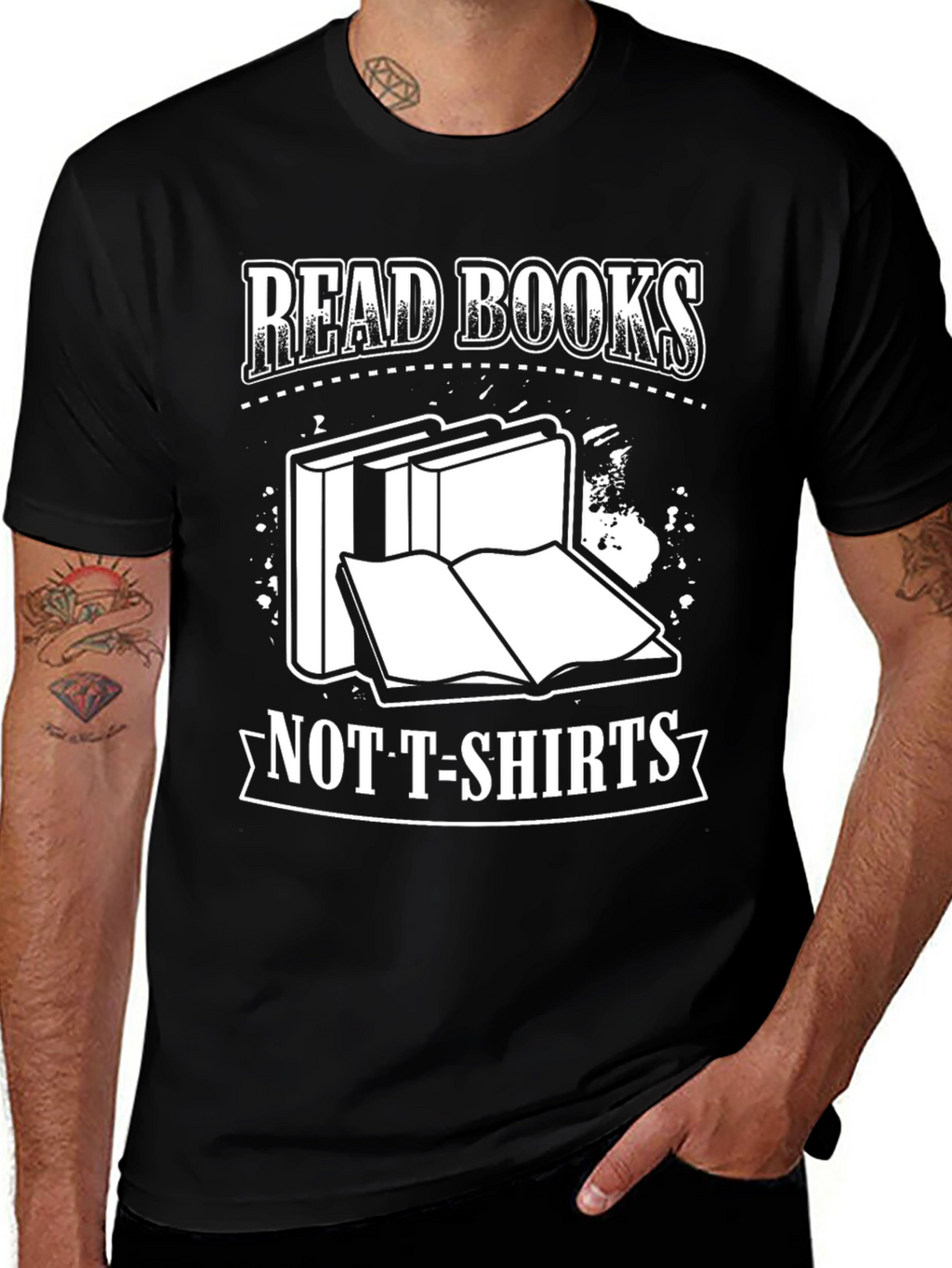 Read Books Not T-Shirts Graphic Tee
