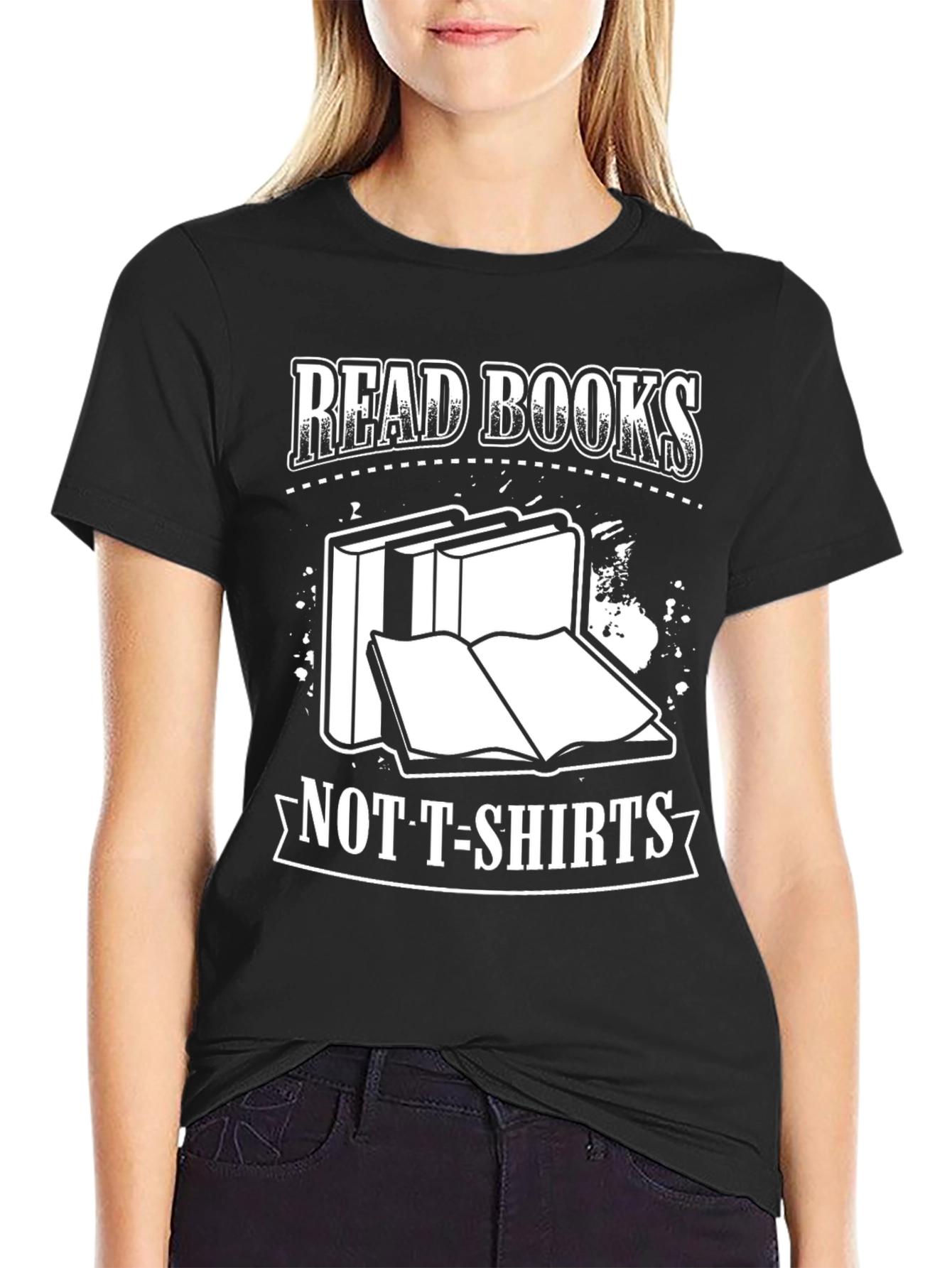 Read Books Not T-Shirts Graphic Tee