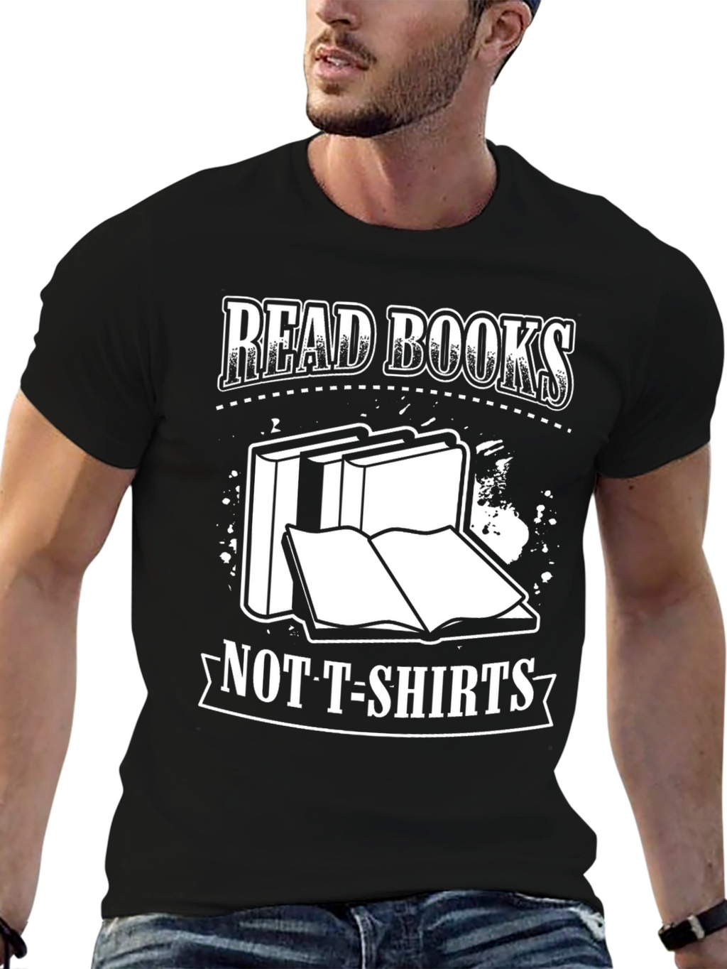 Read Books Not T-Shirts Graphic Tee