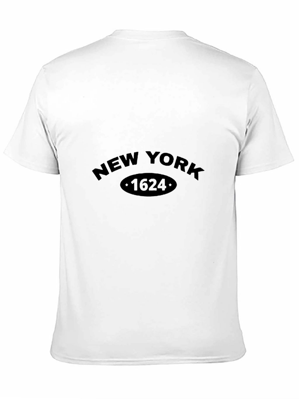 New York 1624 Black Graphic Tee