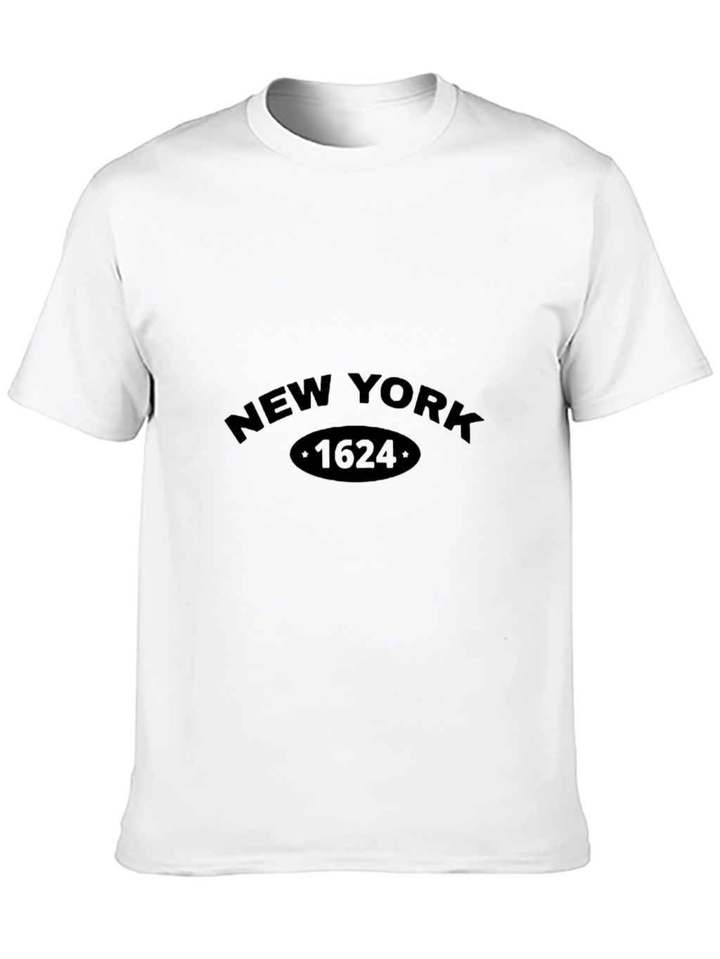 New York 1624 Black Graphic Tee