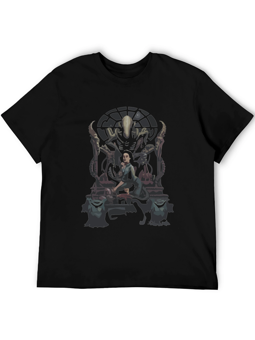 Alien Movie Graphic Print T-Shirt