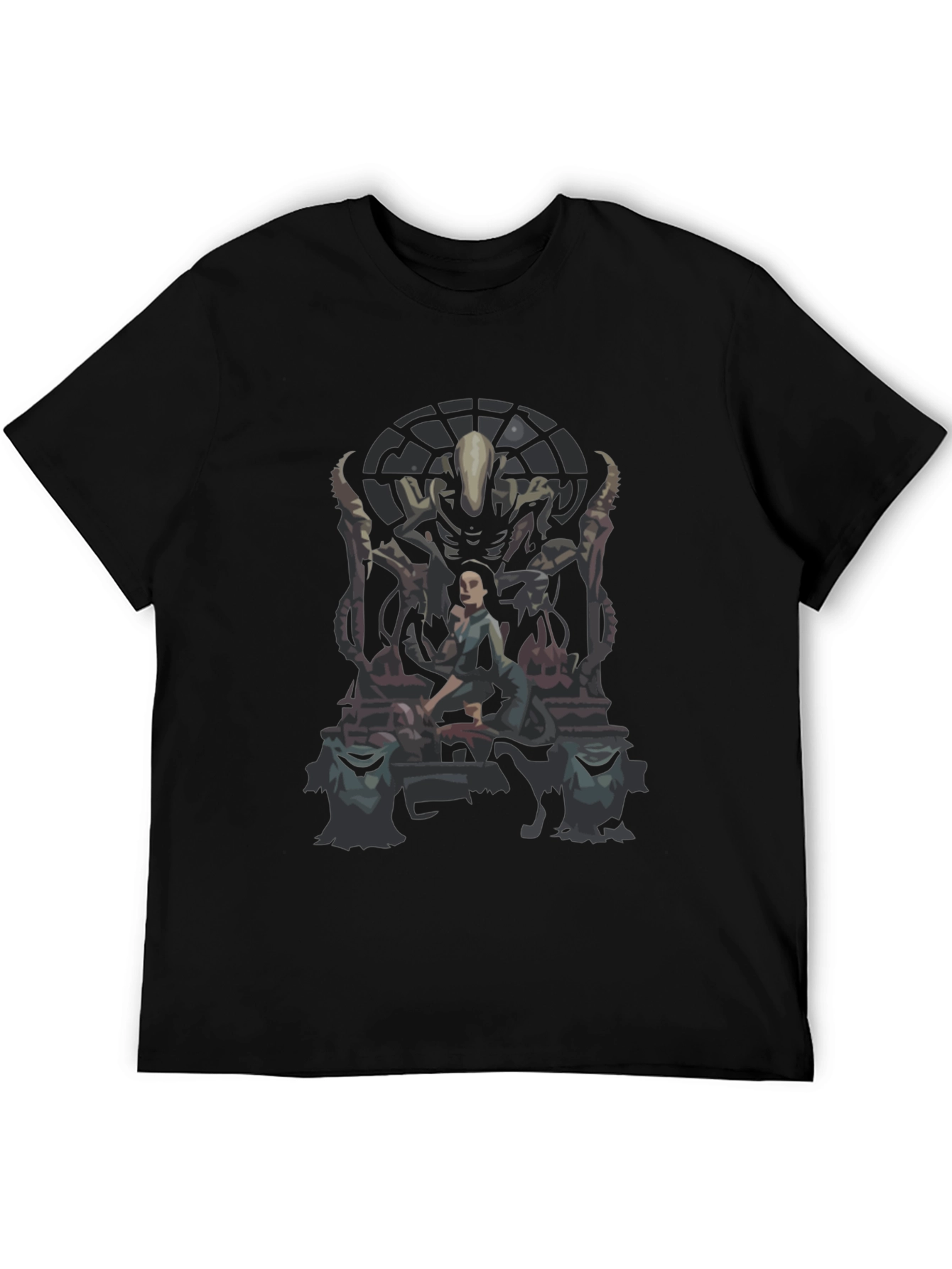 Alien Movie Graphic Print T-Shirt