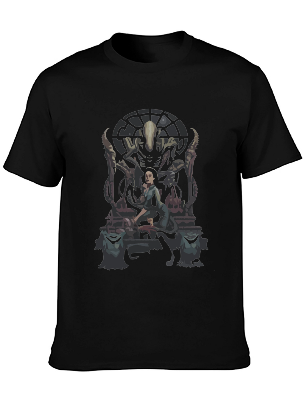 Alien Movie Graphic Print T-Shirt