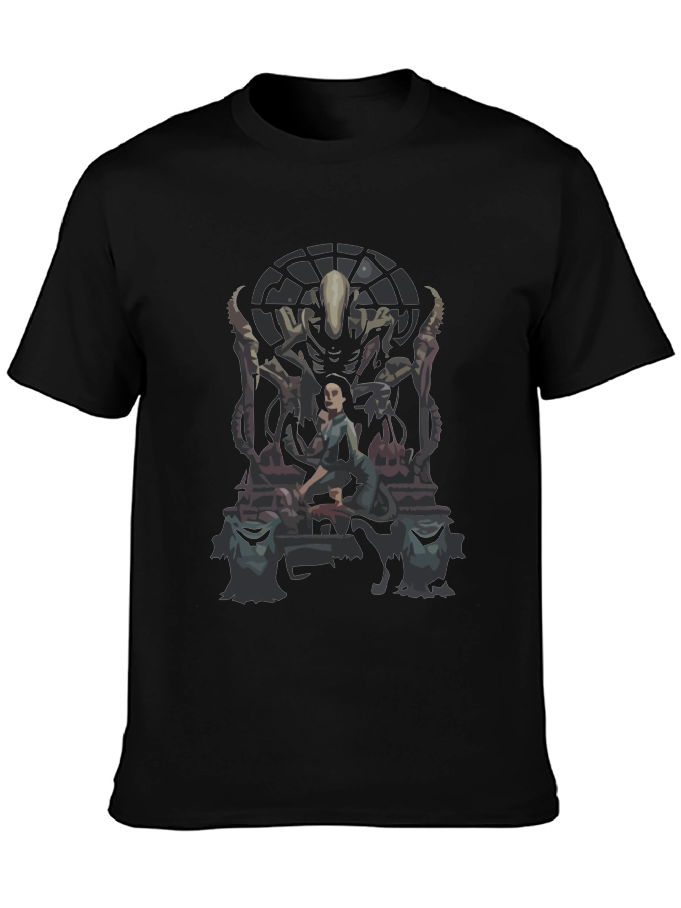 Alien Movie Graphic Print T-Shirt
