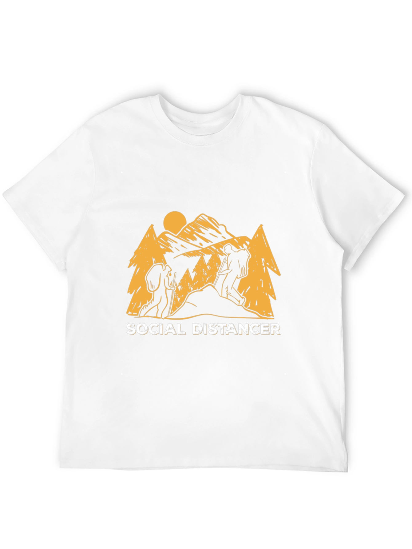 Social Distancer Hiking T-Shirt