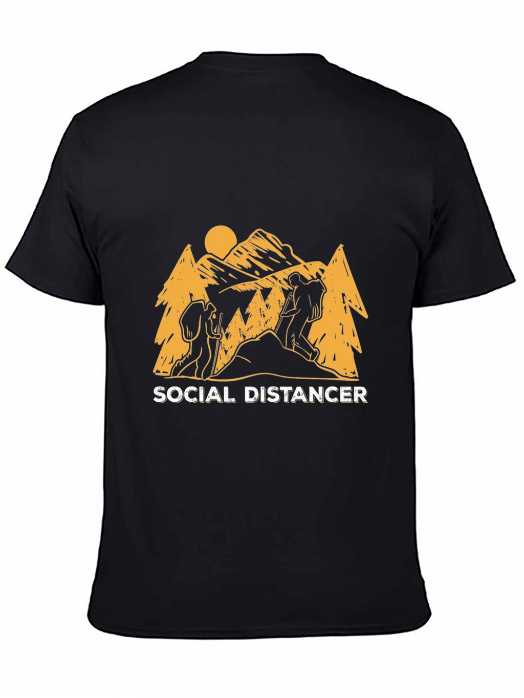 Social Distancer Hiking T-Shirt