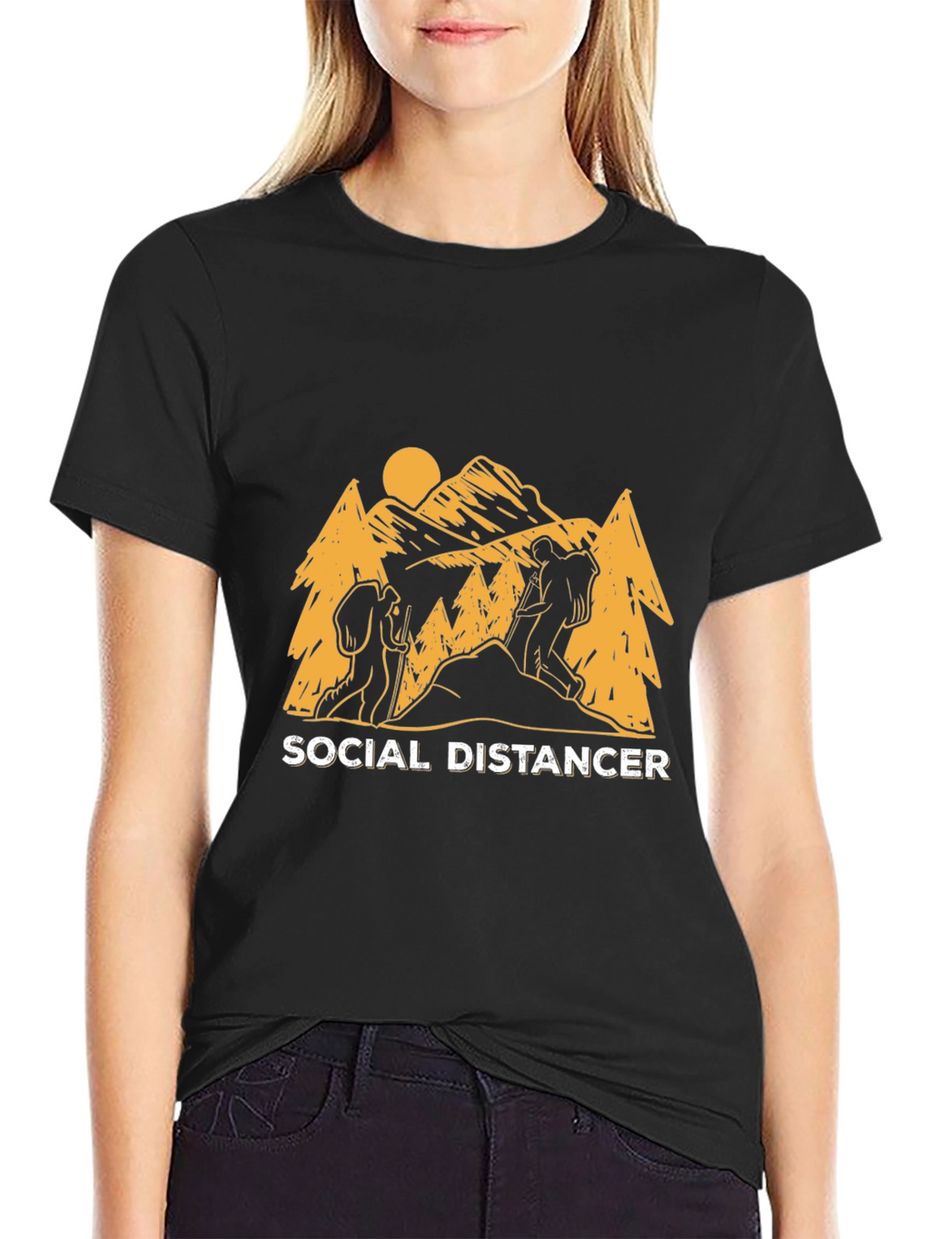 Social Distancer Hiking T-Shirt