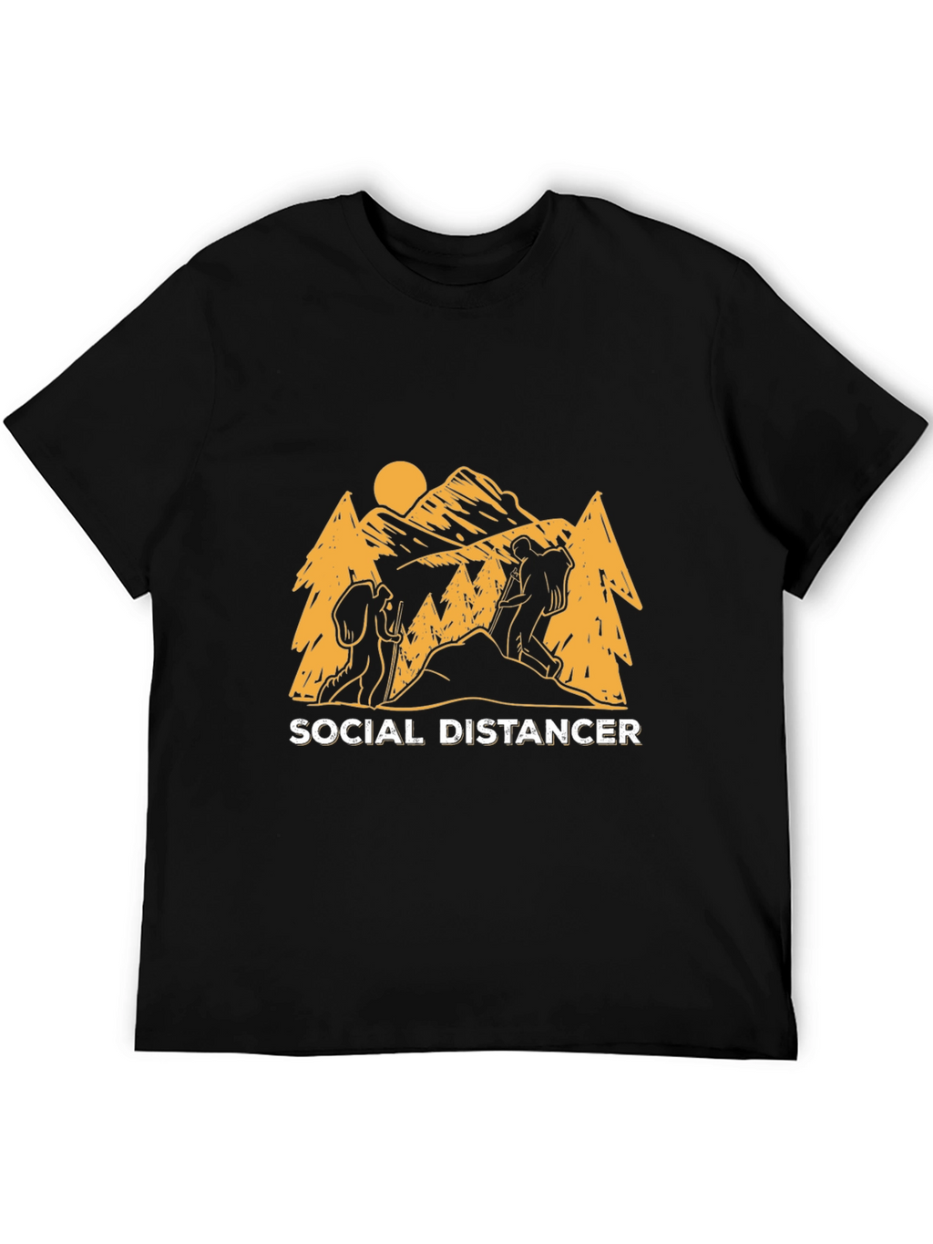 Social Distancer Hiking T-Shirt