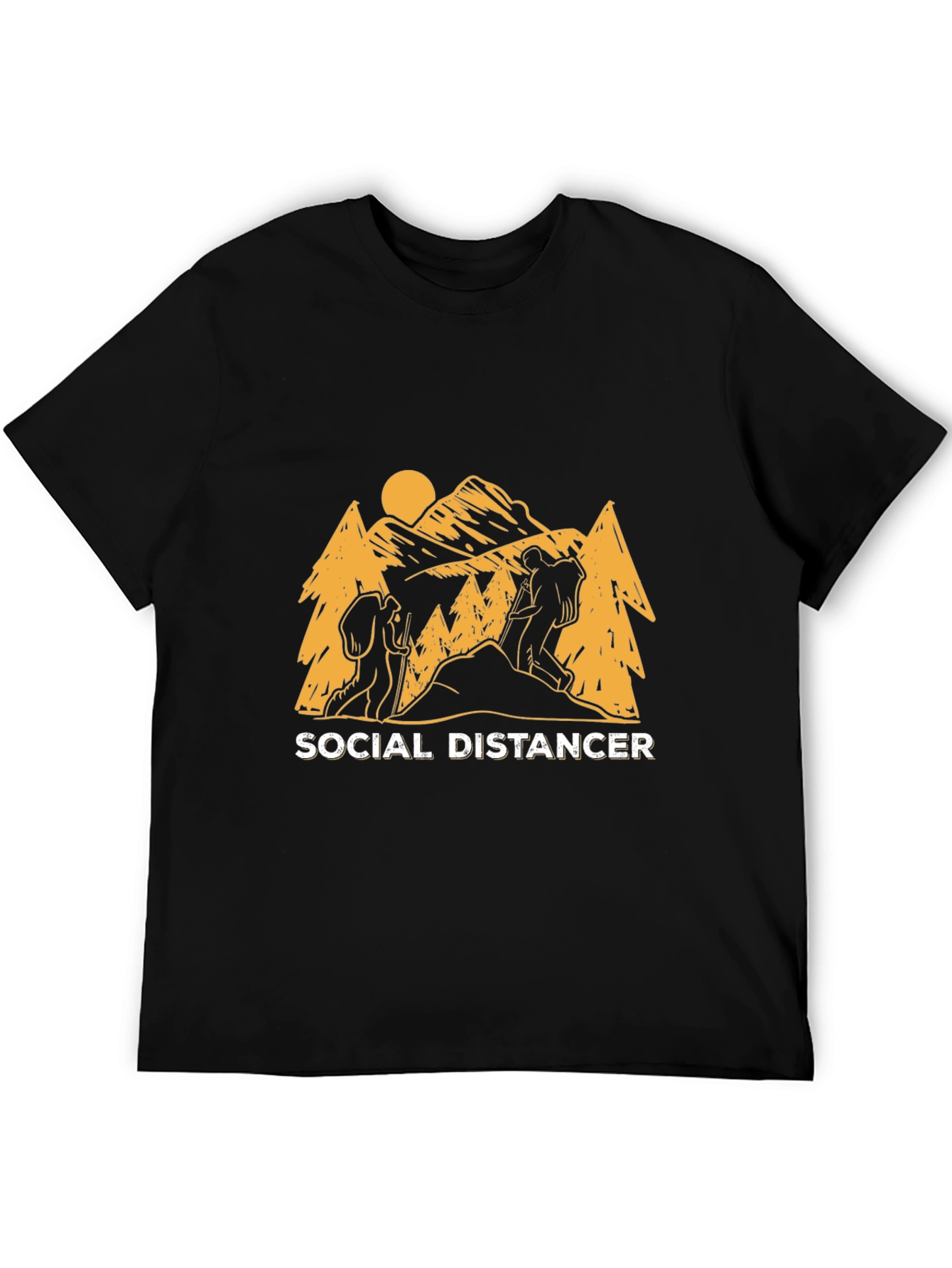 Social Distancer Hiking T-Shirt