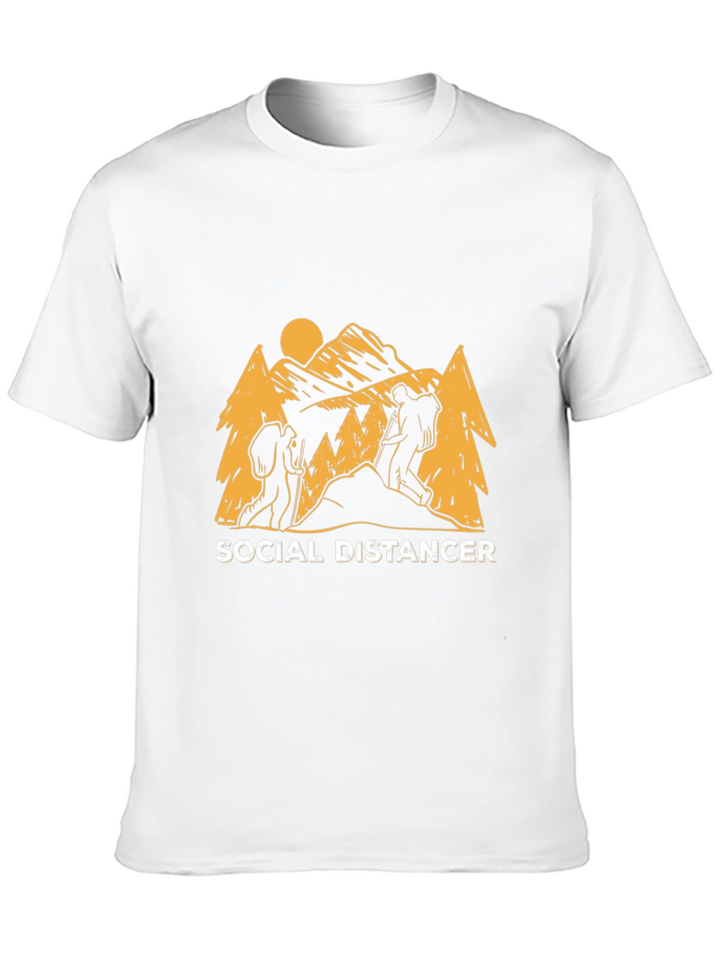 Social Distancer Hiking T-Shirt