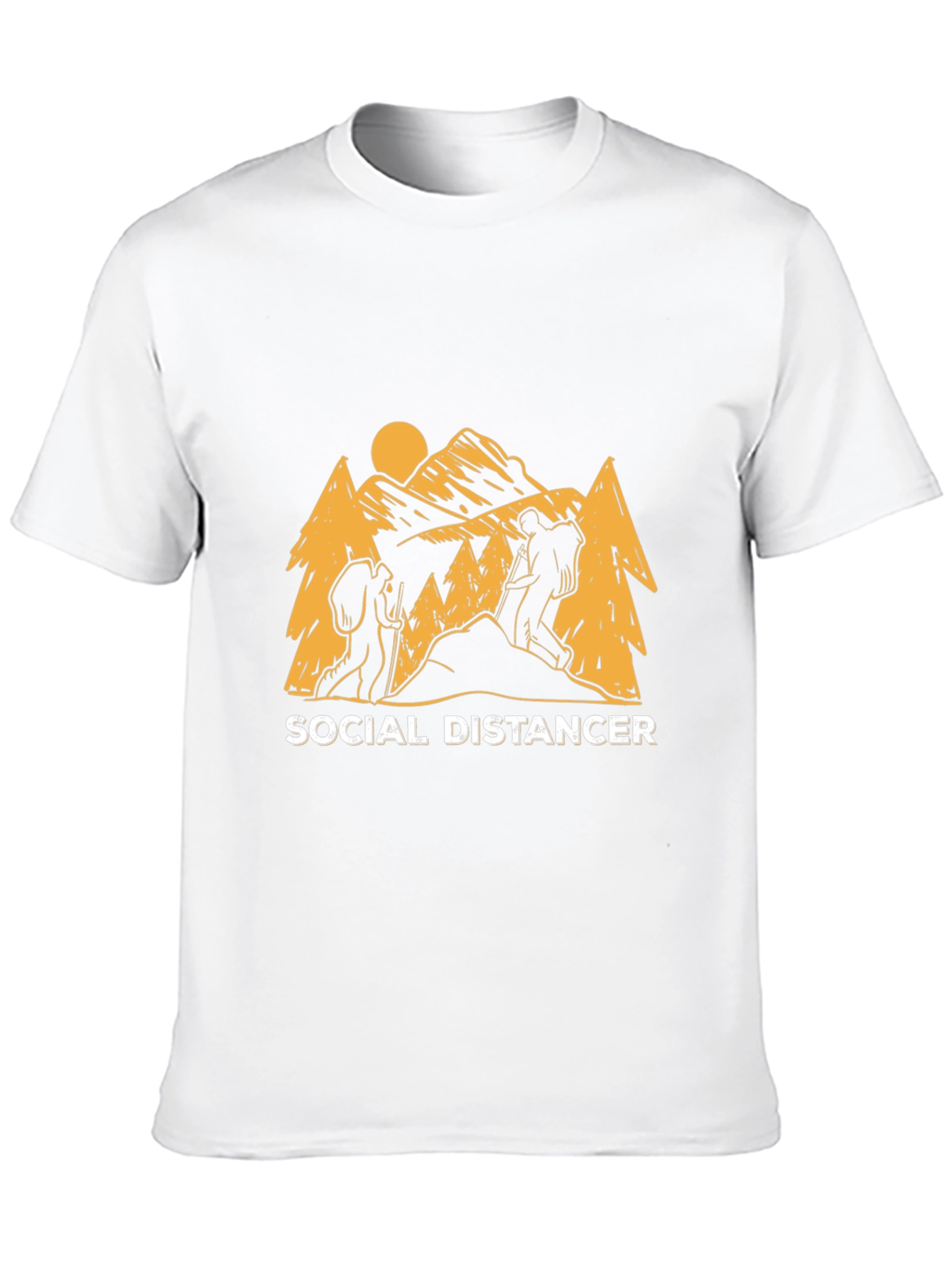 Social Distancer Hiking T-Shirt