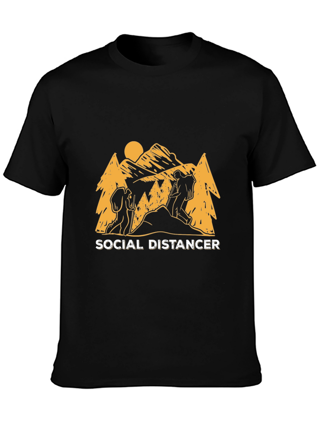 Social Distancer Hiking T-Shirt
