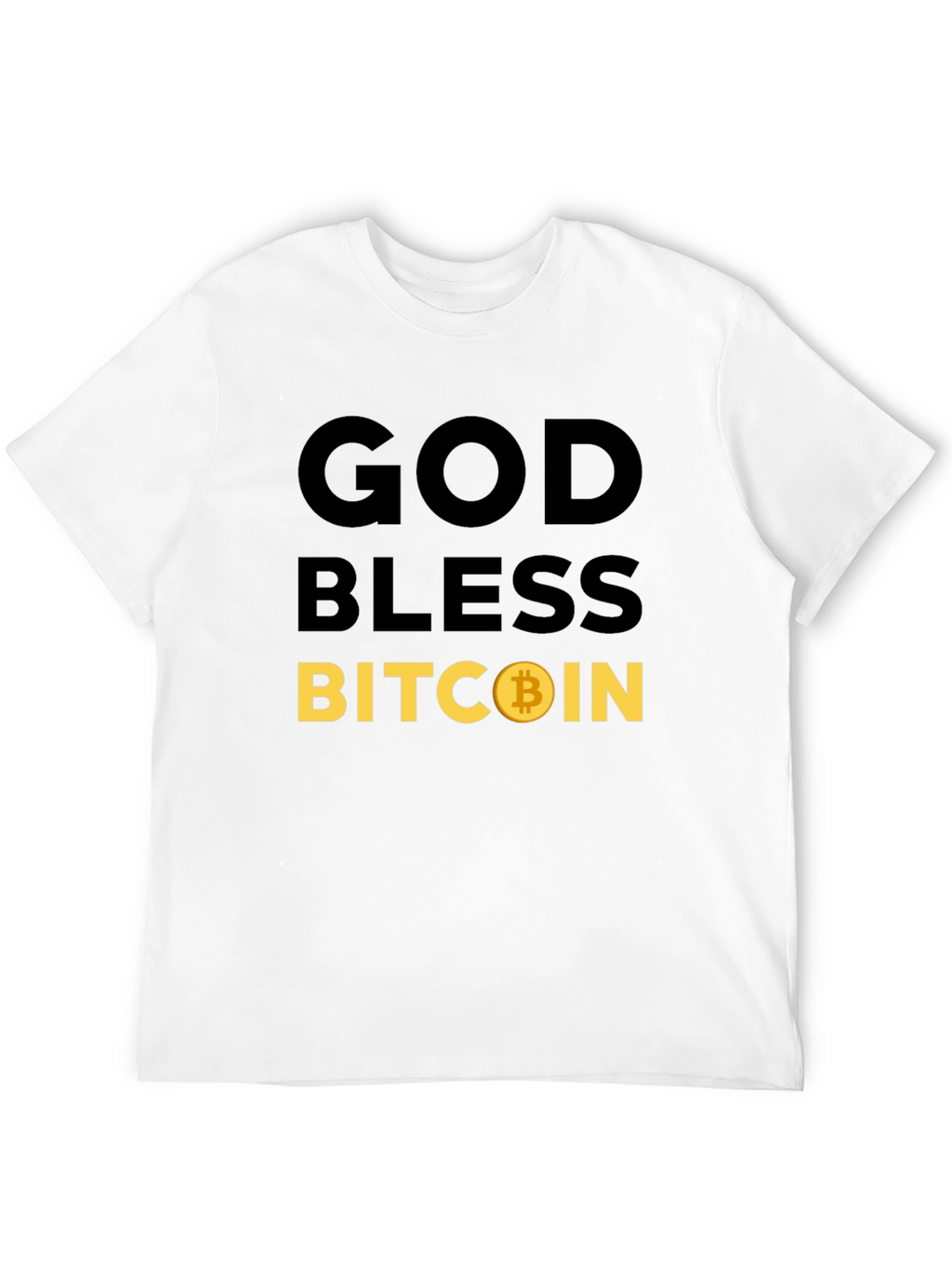 God Bless Bitcoin T-Shirt Crypto HODL Tee