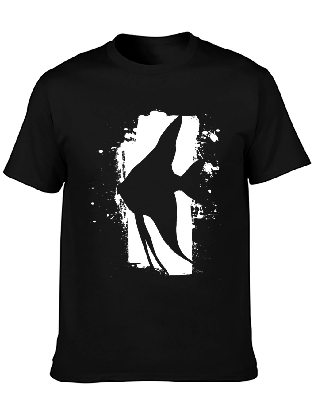 Angelfish Graphic T-Shirt - Black
