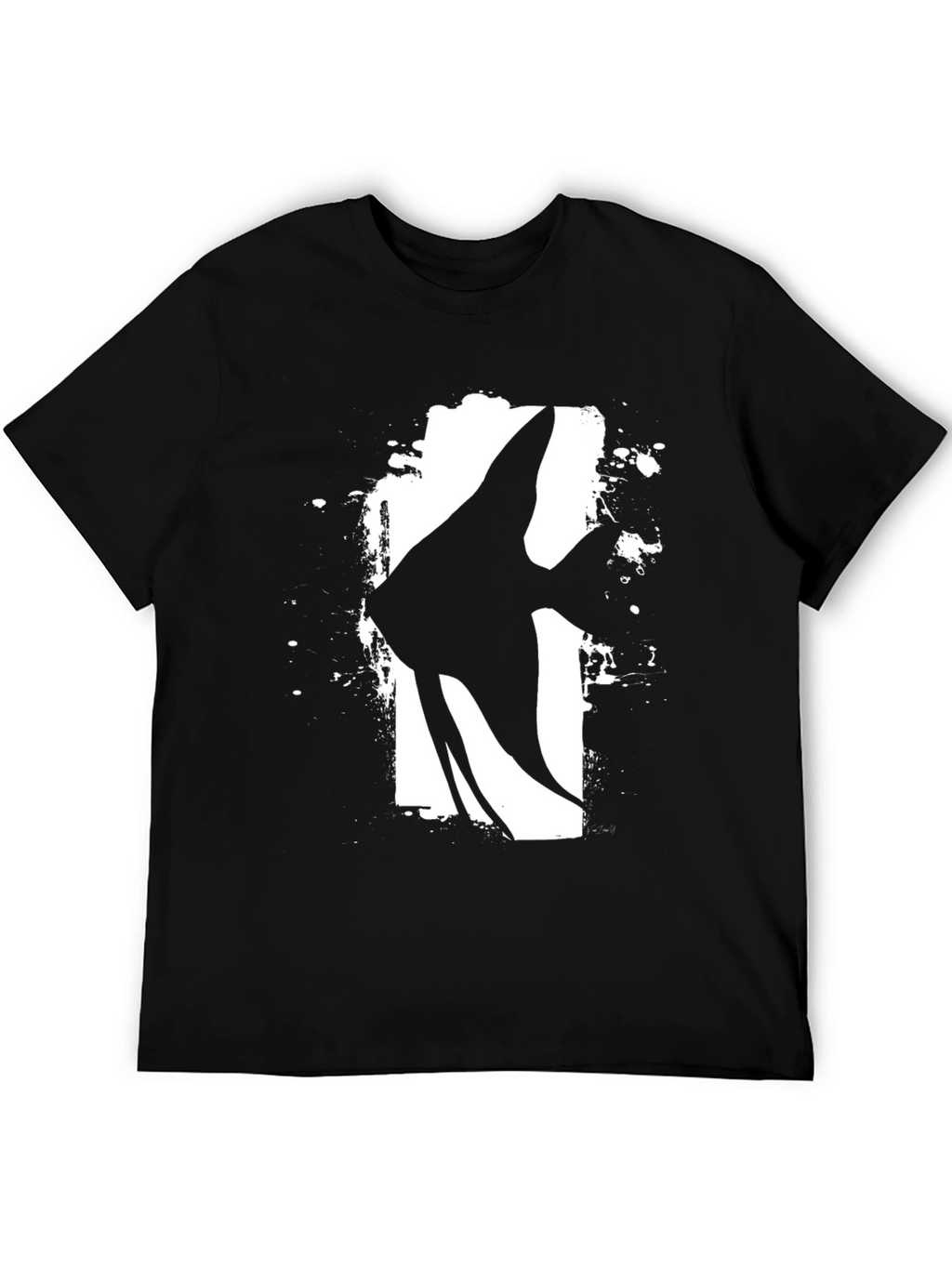 Angelfish Graphic T-Shirt - Black