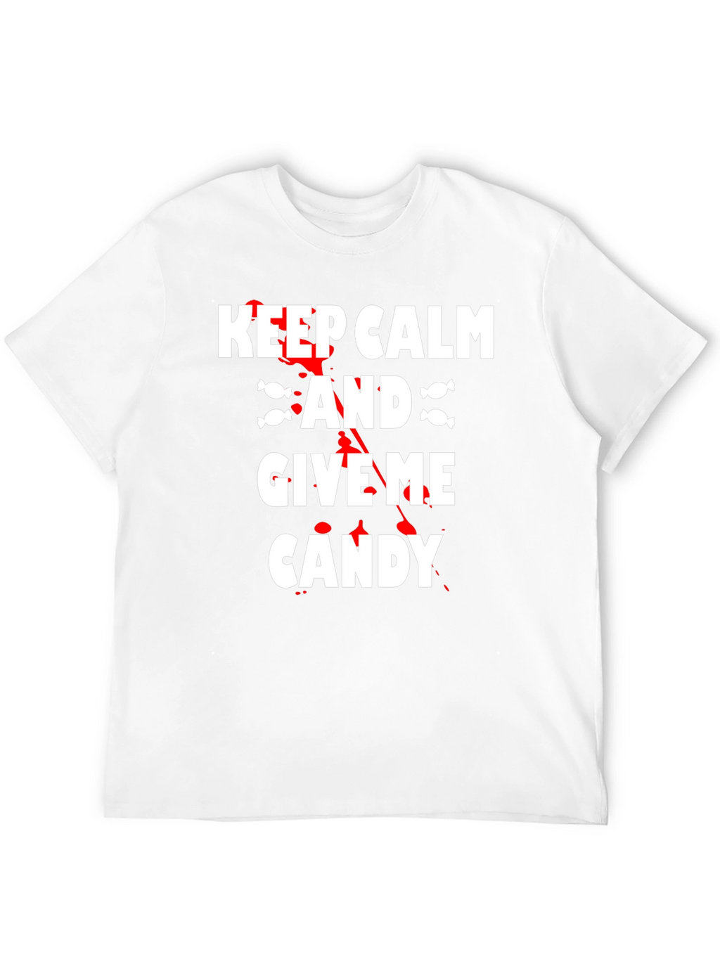 Keep Calm Give Me Candy T-Shirt - Halloween Tee