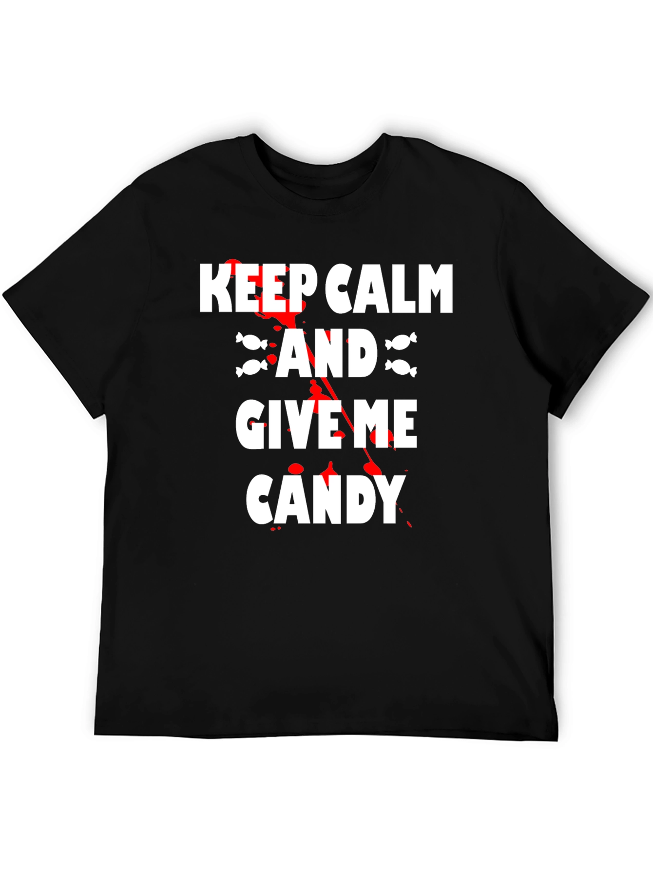 Keep Calm Give Me Candy T-Shirt - Halloween Tee