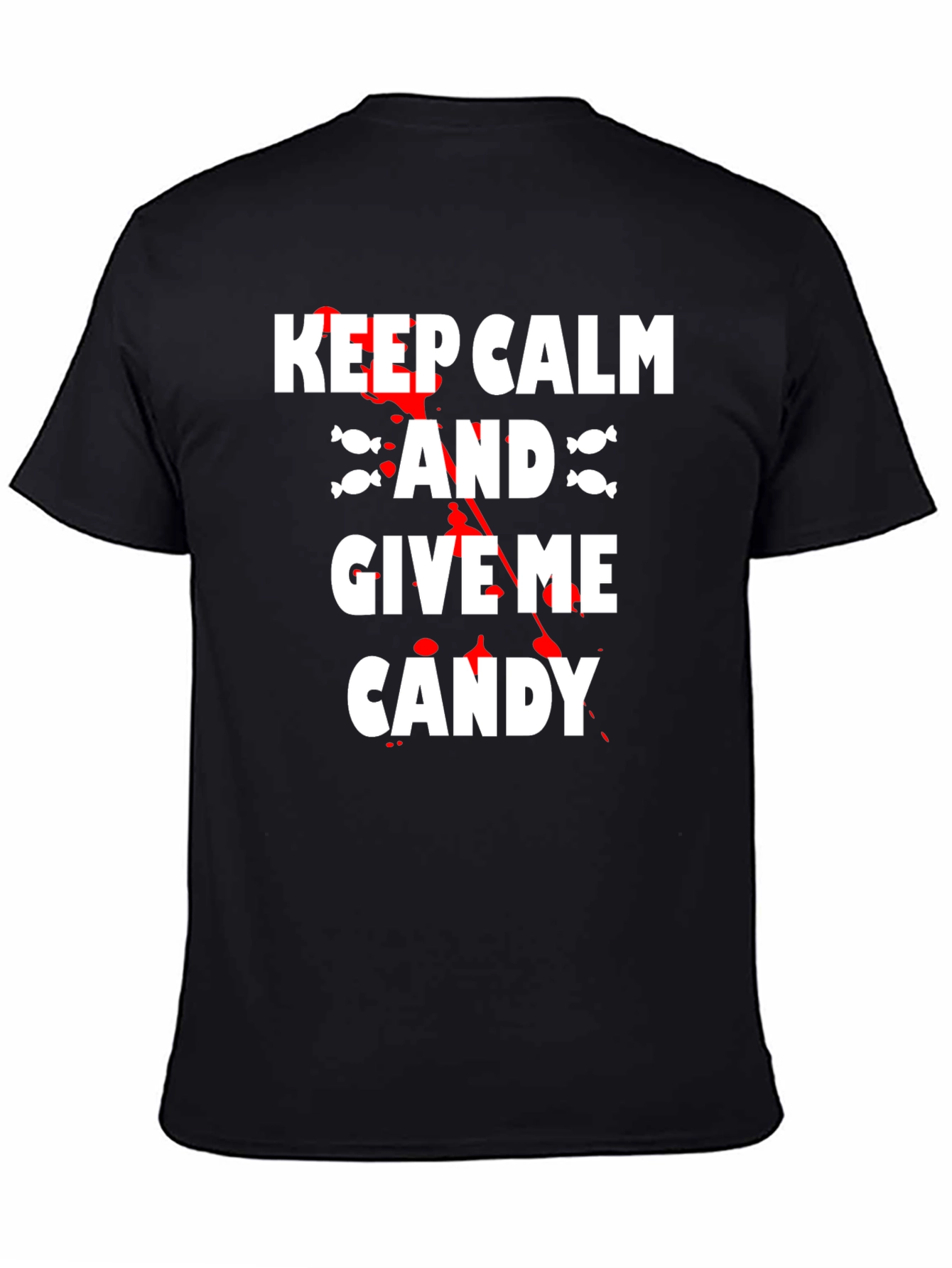 Keep Calm Give Me Candy T-Shirt - Halloween Tee