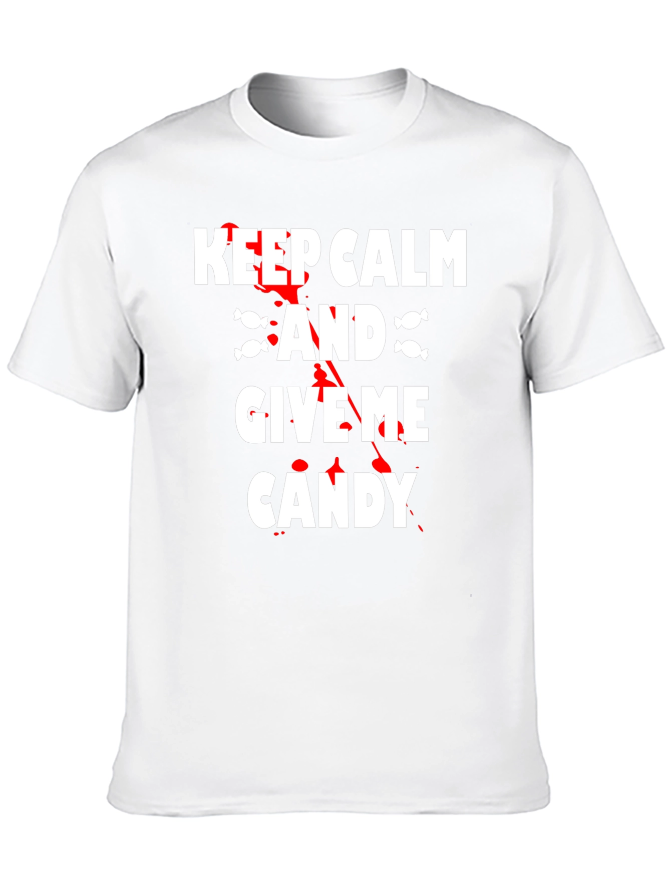 Keep Calm Give Me Candy T-Shirt - Halloween Tee