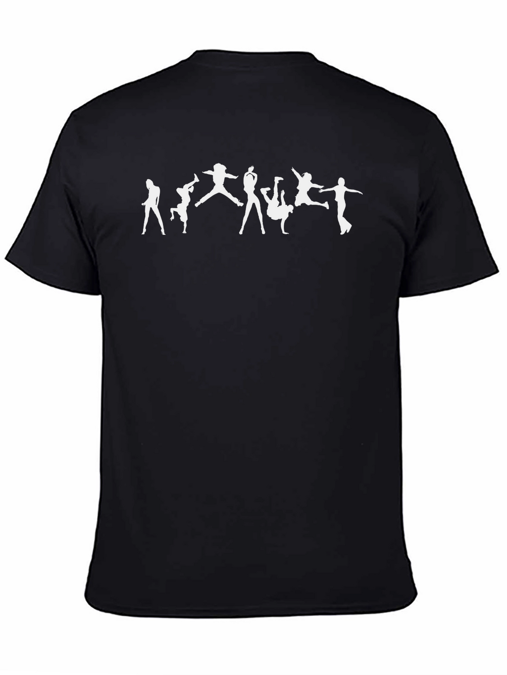 Dance Silhouette Graphic Black T-Shirt