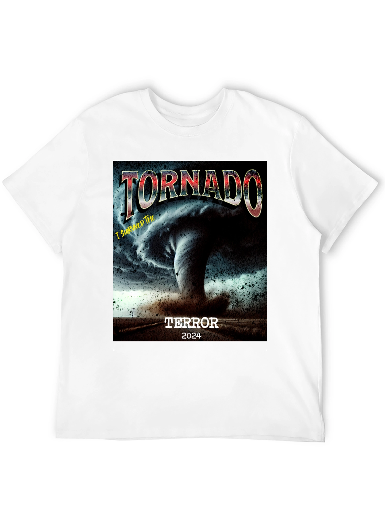 I Survived The Tornado Terror 2024 T-Shirt