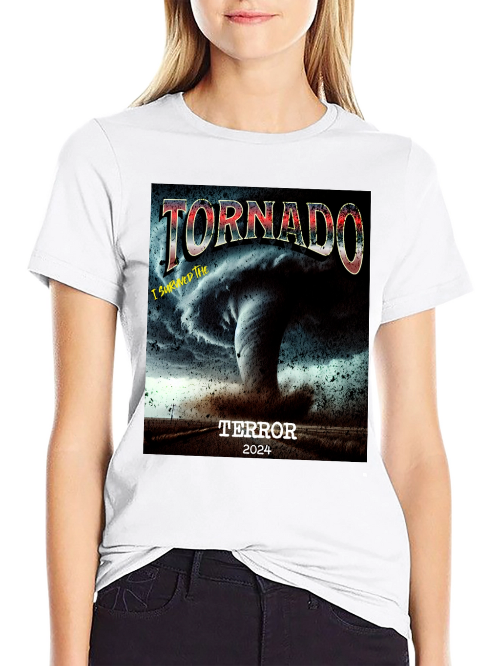 I Survived The Tornado Terror 2024 T-Shirt