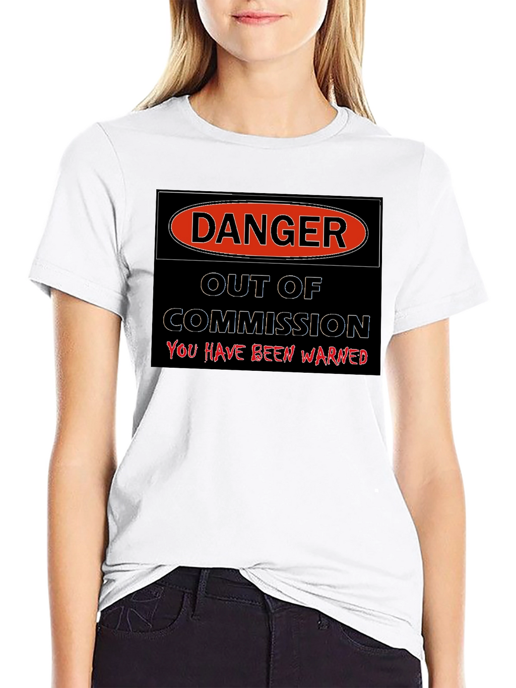 Danger Out of Commission Warning T-Shirt