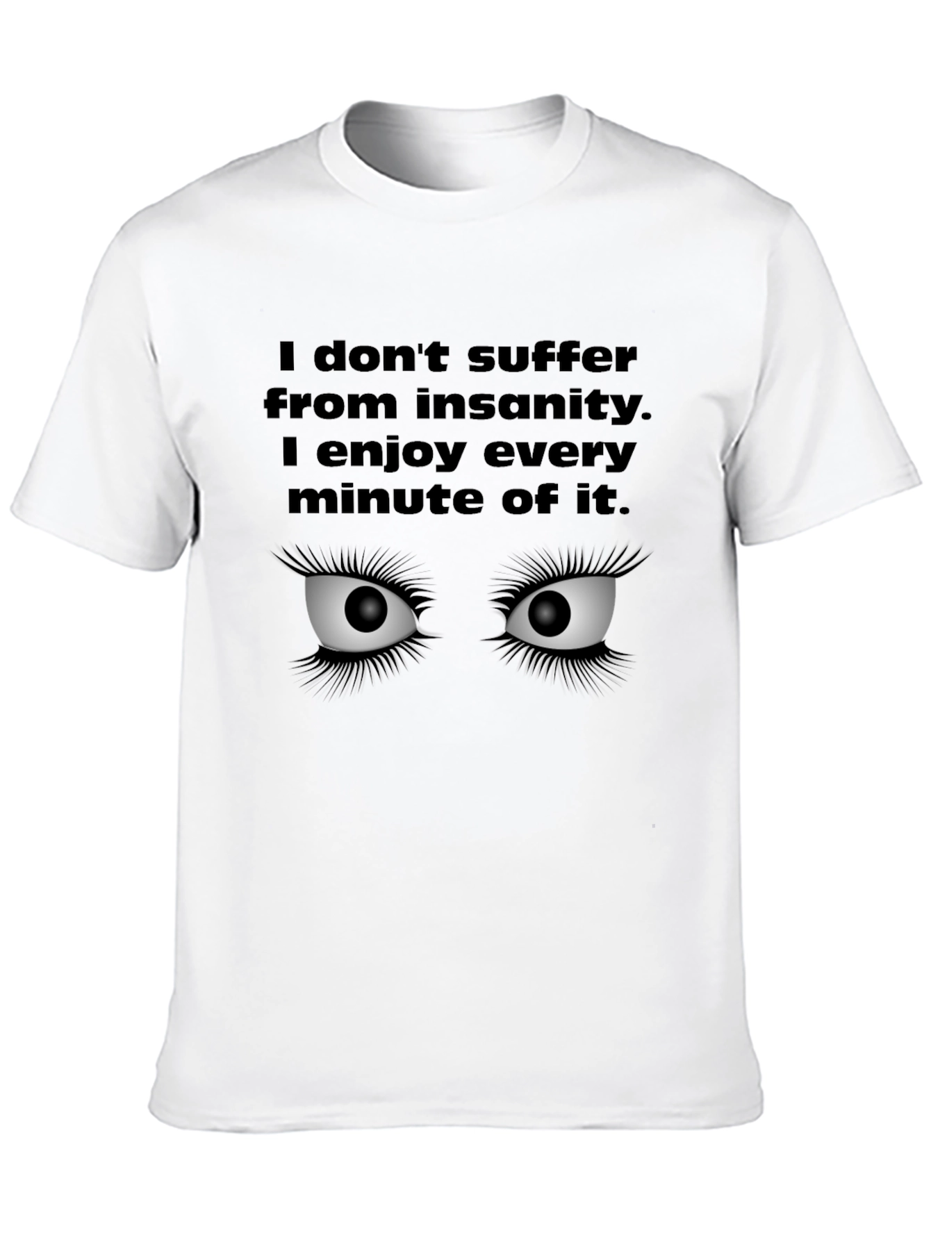 Insanity Enjoyer Black Graphic Tee