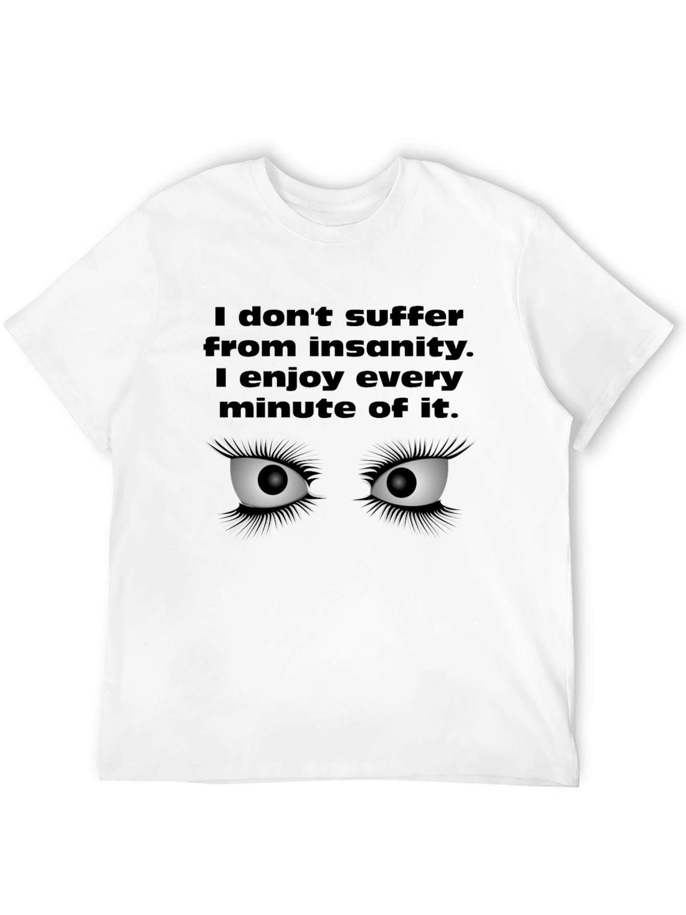 Insanity Enjoyer Black Graphic Tee