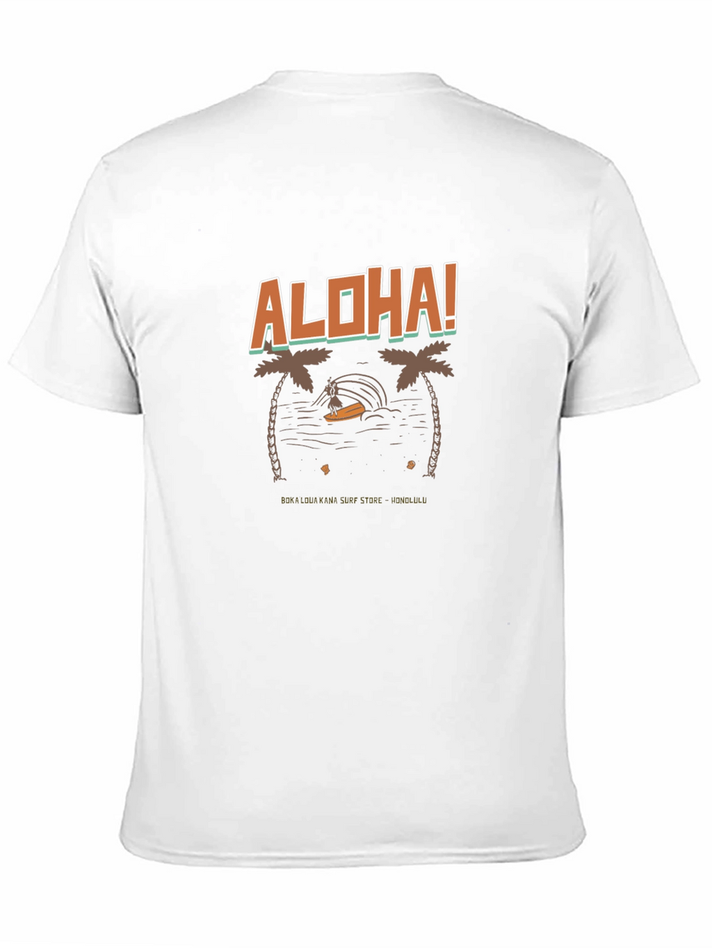 Aloha Surf T-Shirt - Tropical Design