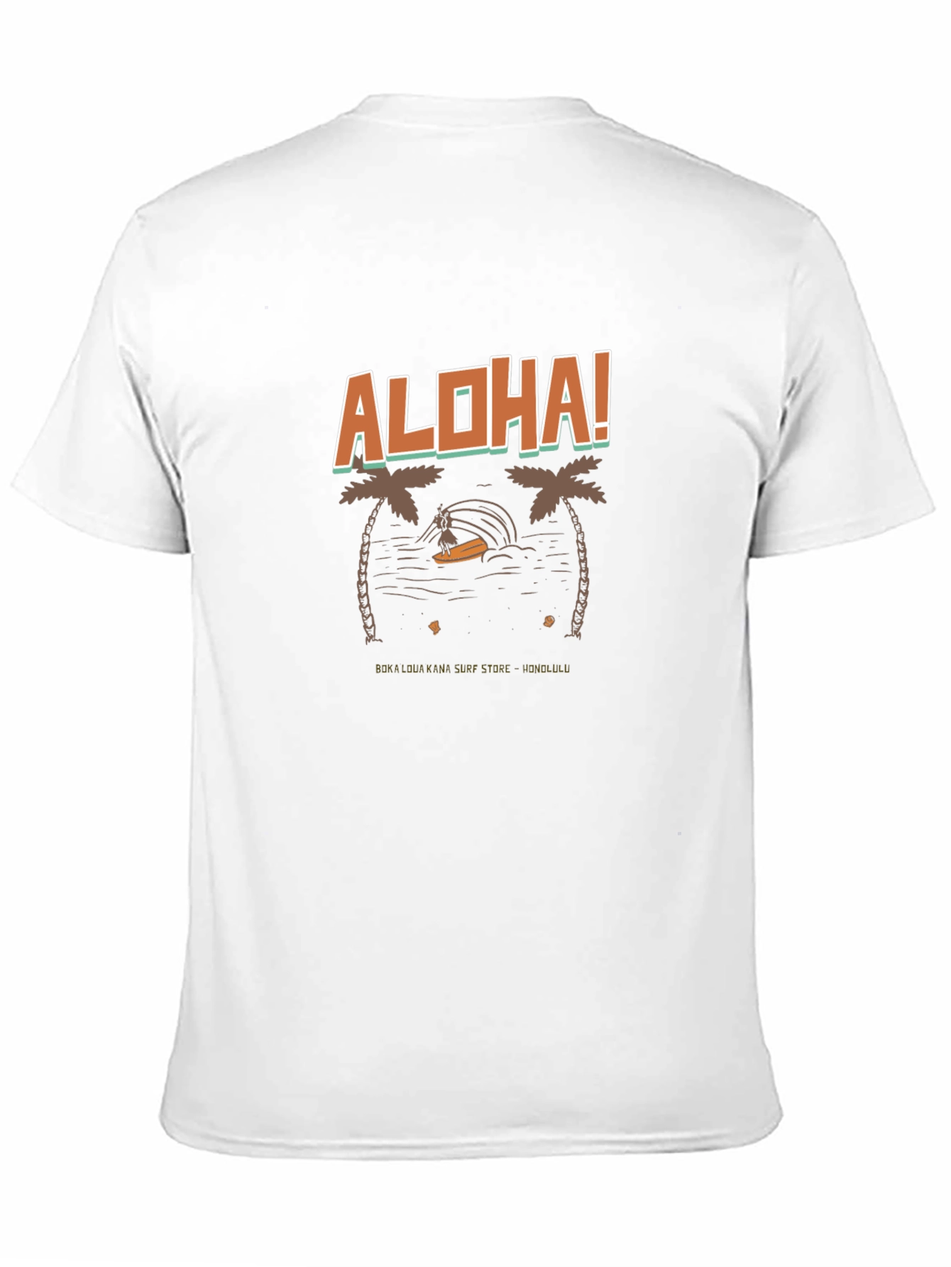 Aloha Surf T-Shirt - Tropical Design