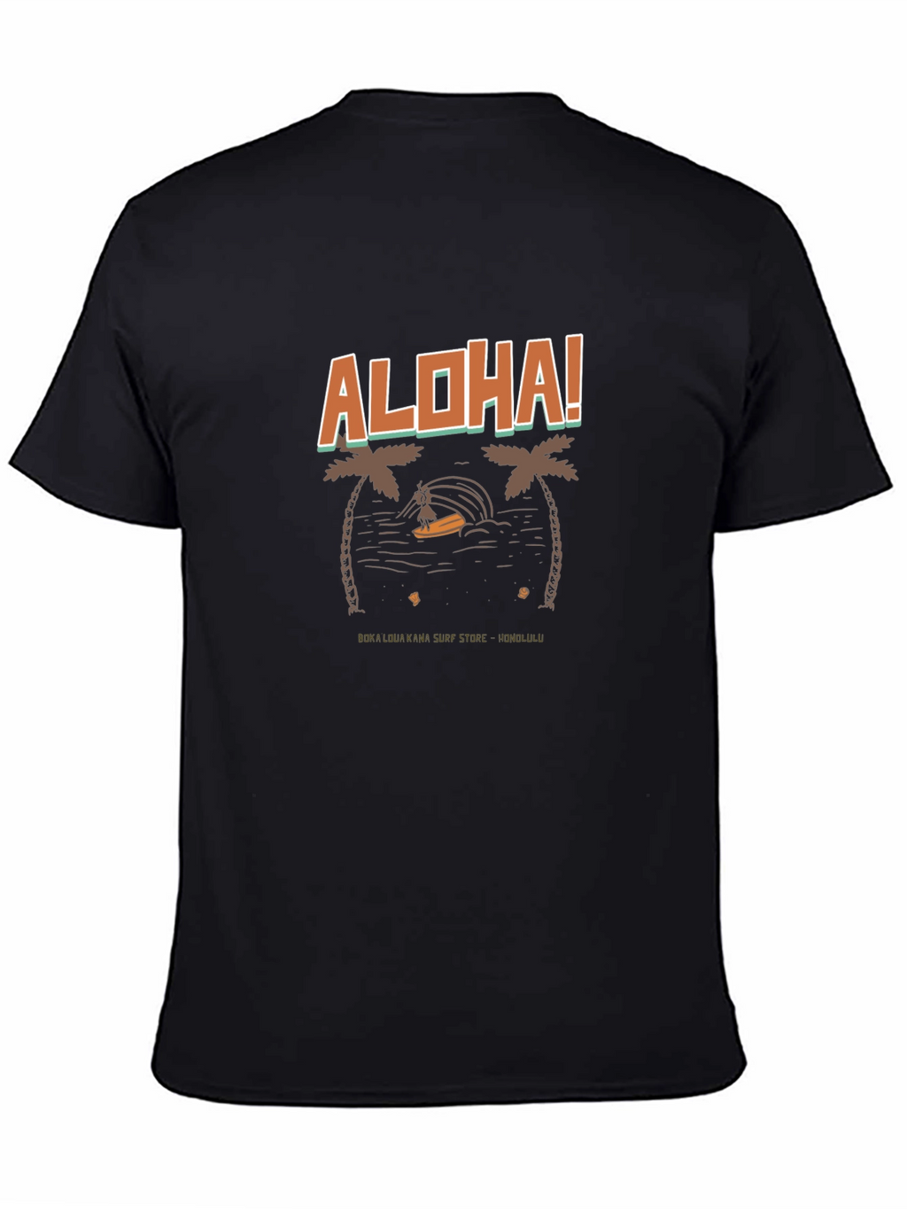 Aloha Surf T-Shirt - Tropical Design