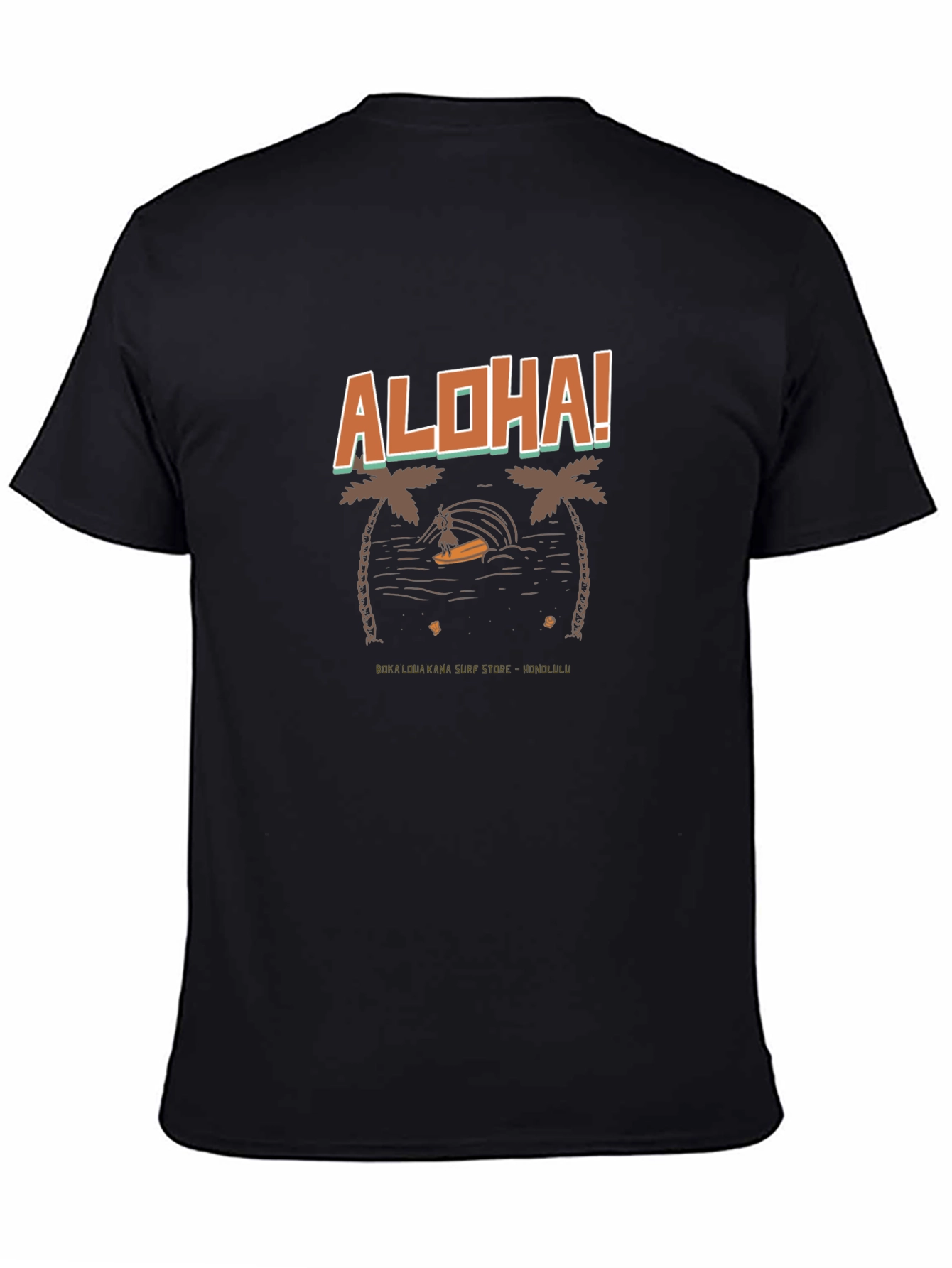 Aloha Surf T-Shirt - Tropical Design