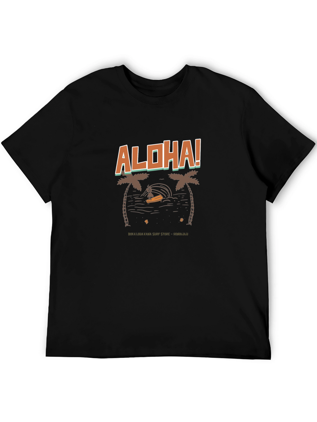 Aloha Surf T-Shirt - Tropical Design