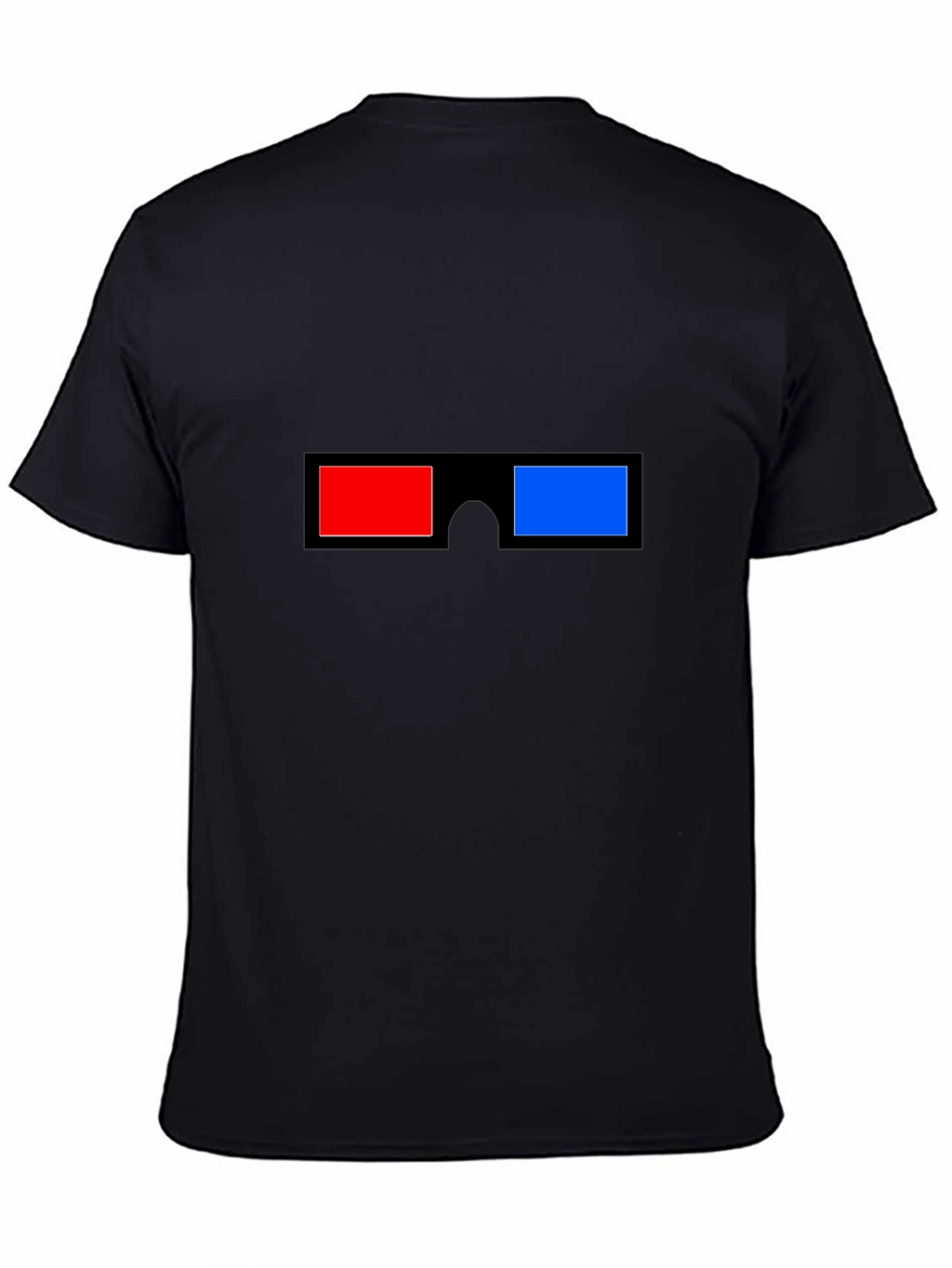 3D Glasses Graphic Tee - Anaglyph Vision Style T-Shirt